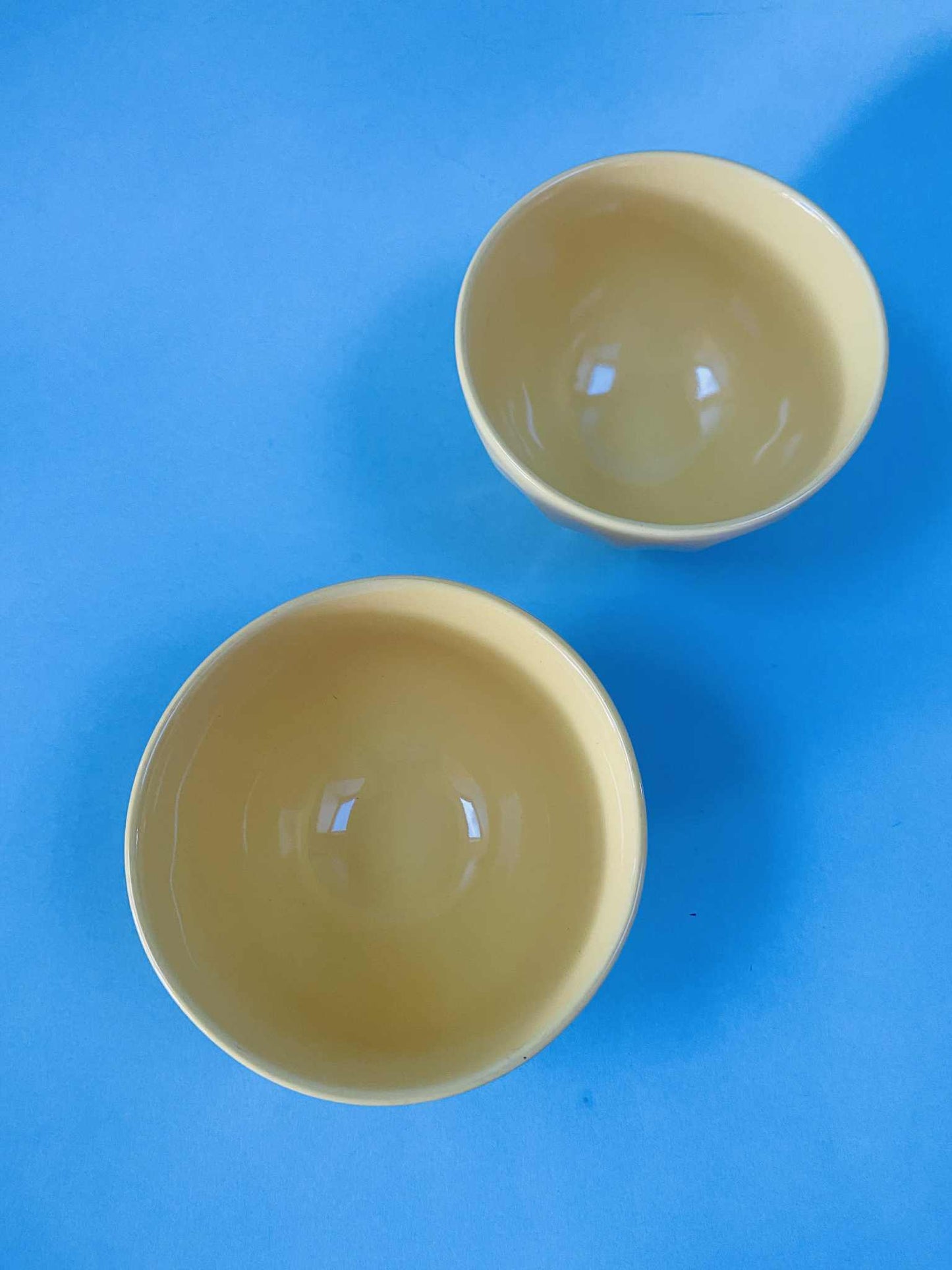 Duo petits bols côtelés jaunes AFIBEL