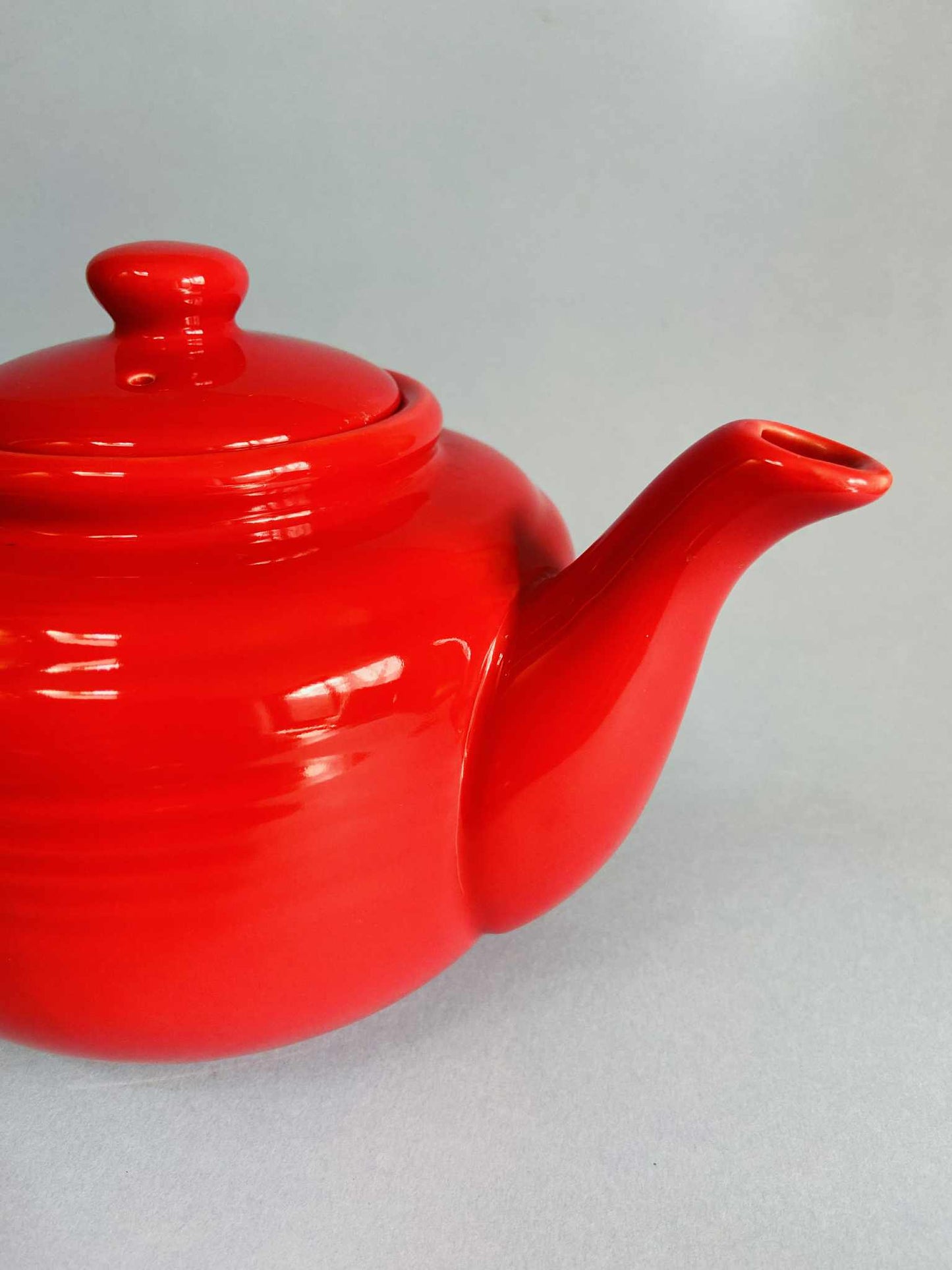 Théière céramique ROUGE VIF