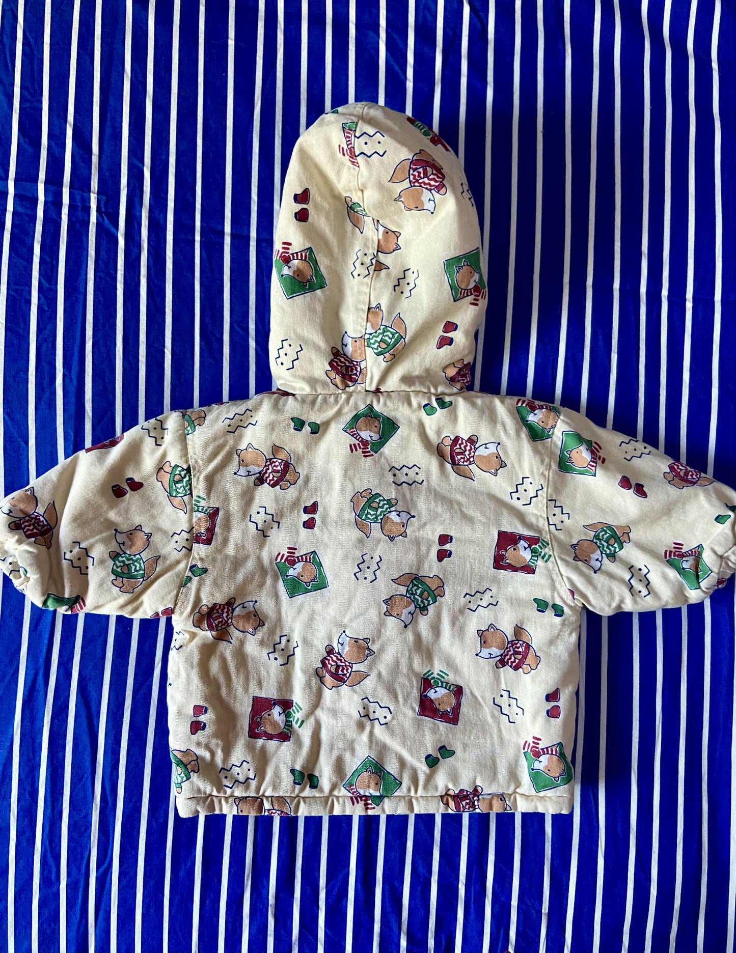 Manteau vintage bébé ECUREUILS