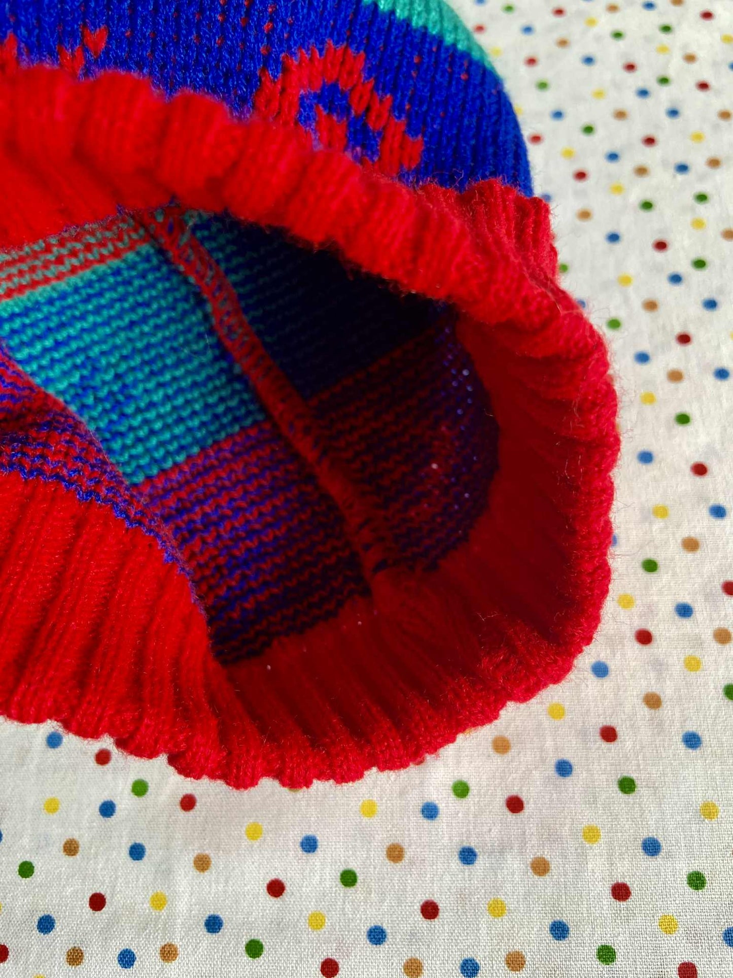 Bonnet vintage maille SKI