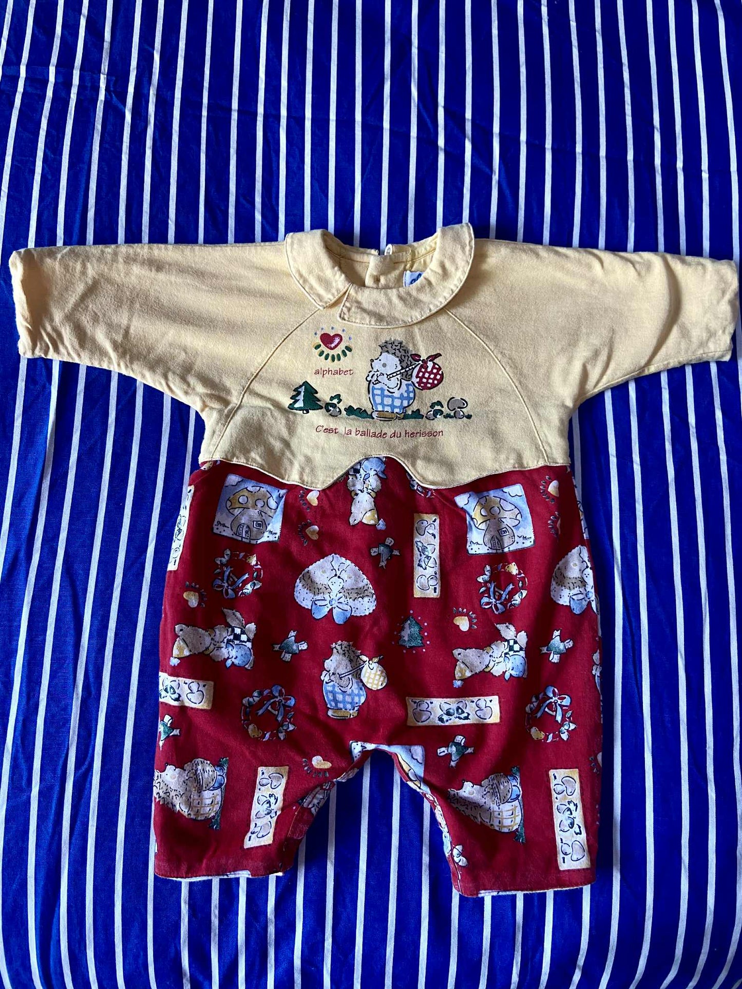 Combi vintage bébé HERISSONS