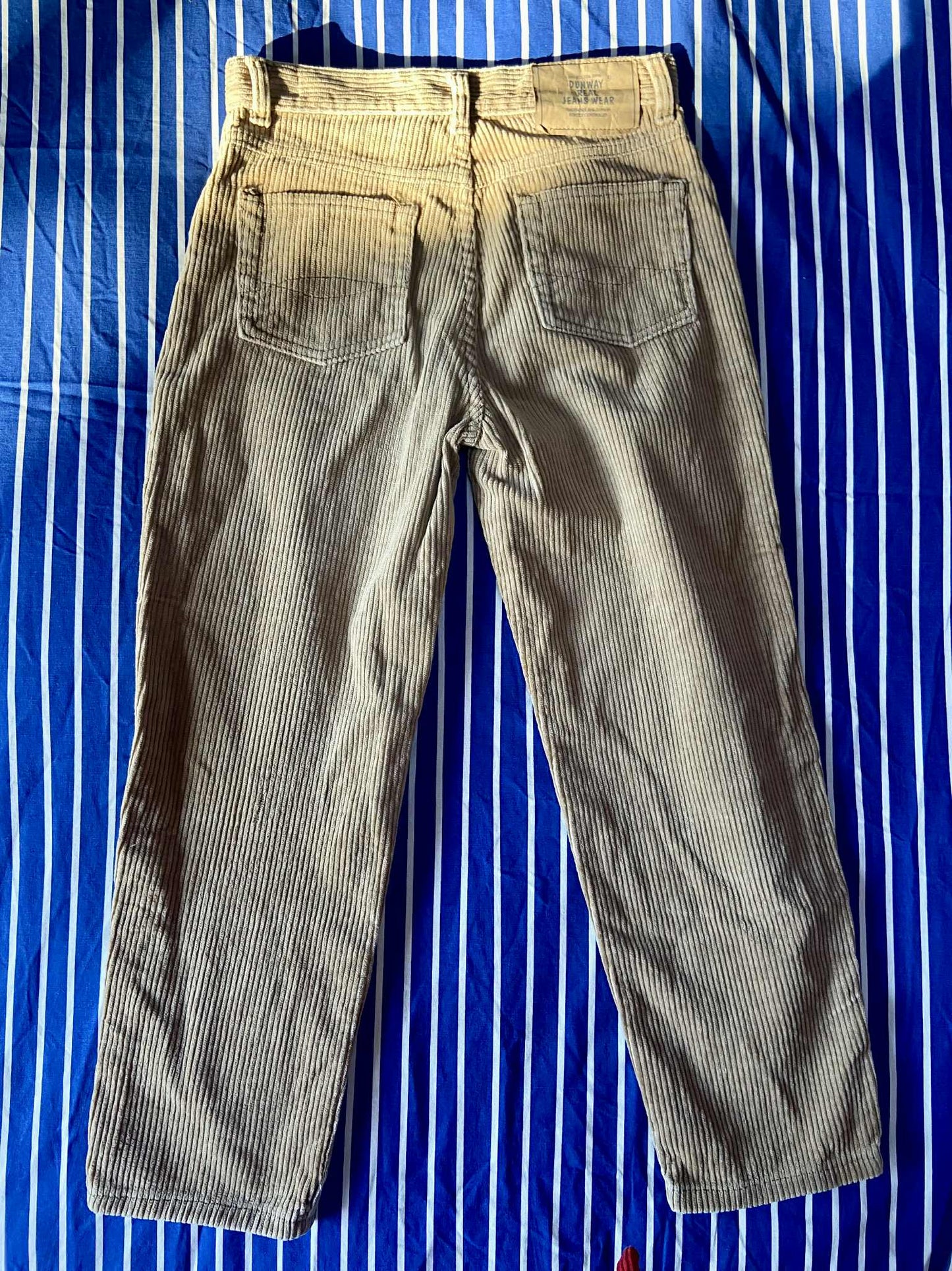Pantalon vintage velours côtelé BEIGE