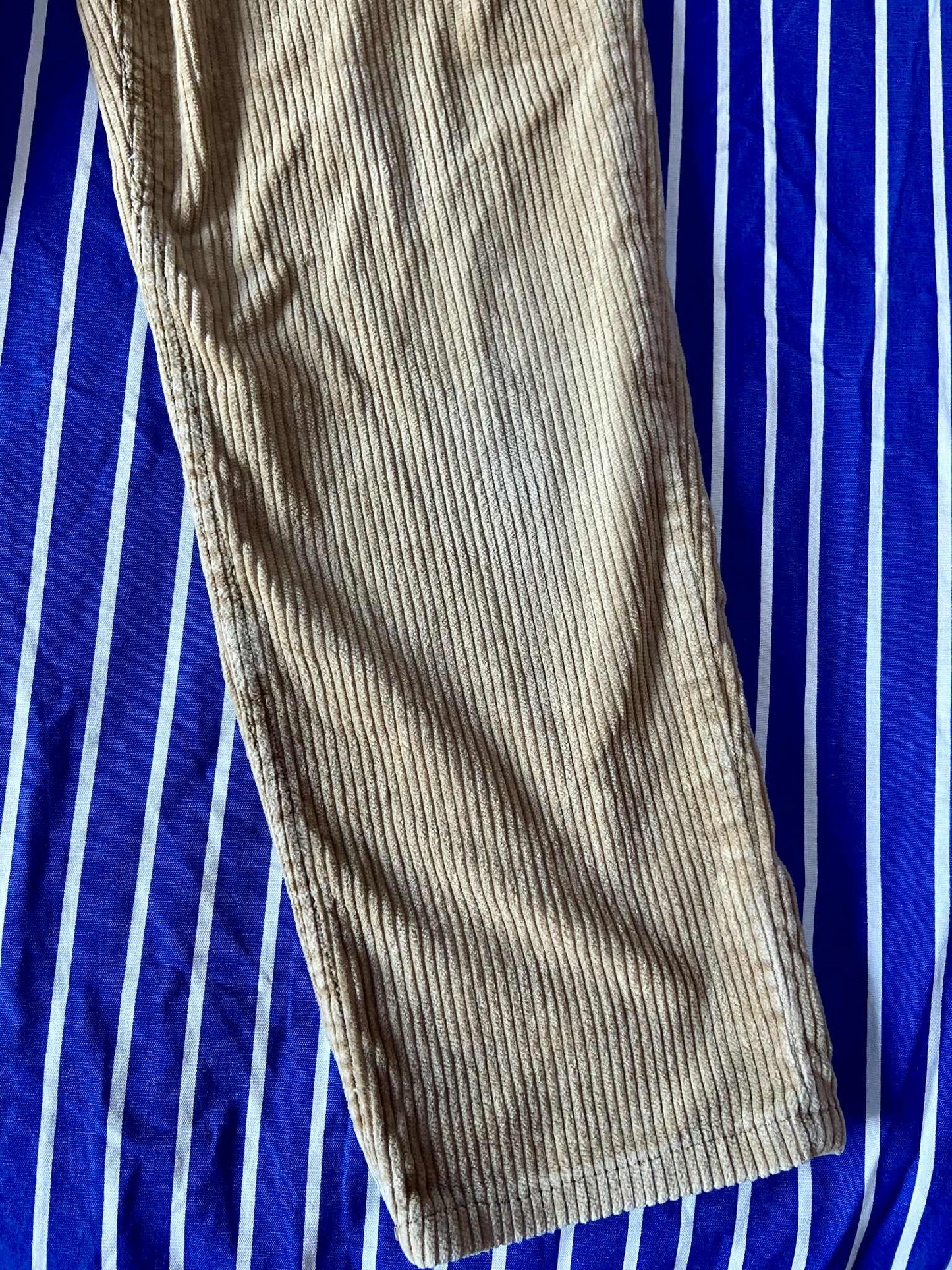 Pantalon vintage velours côtelé BEIGE