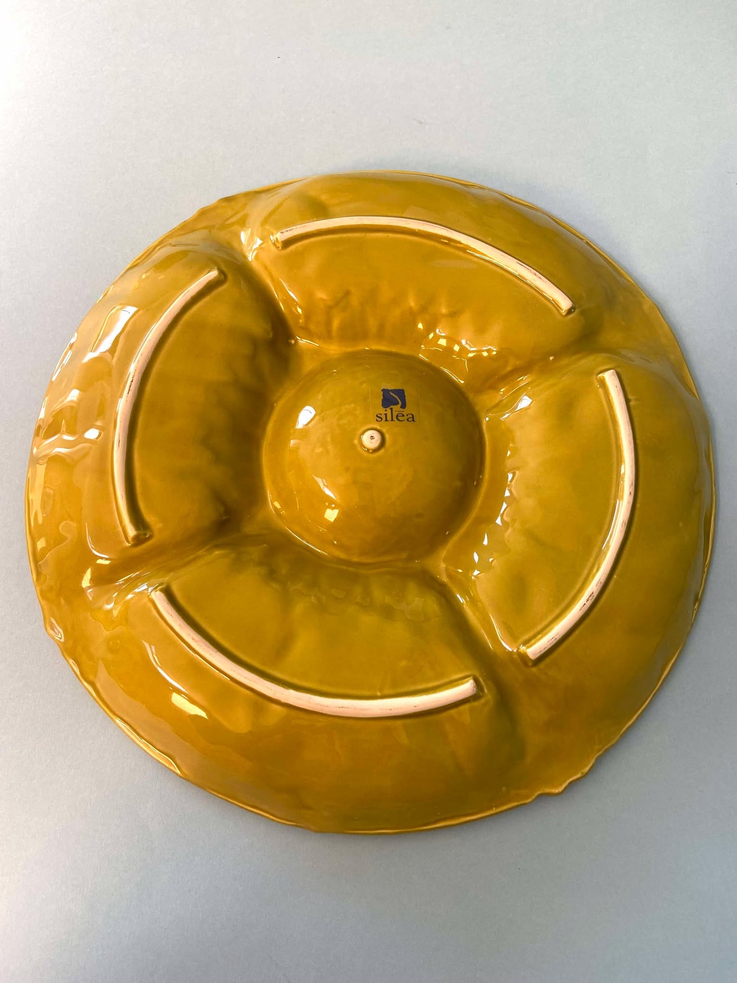 Plat compartimenté Barbotine TOURNESOLS