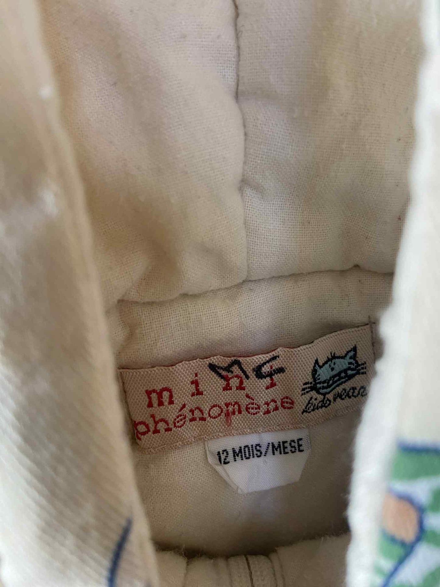 Manteau vintage bébé ECUREUILS