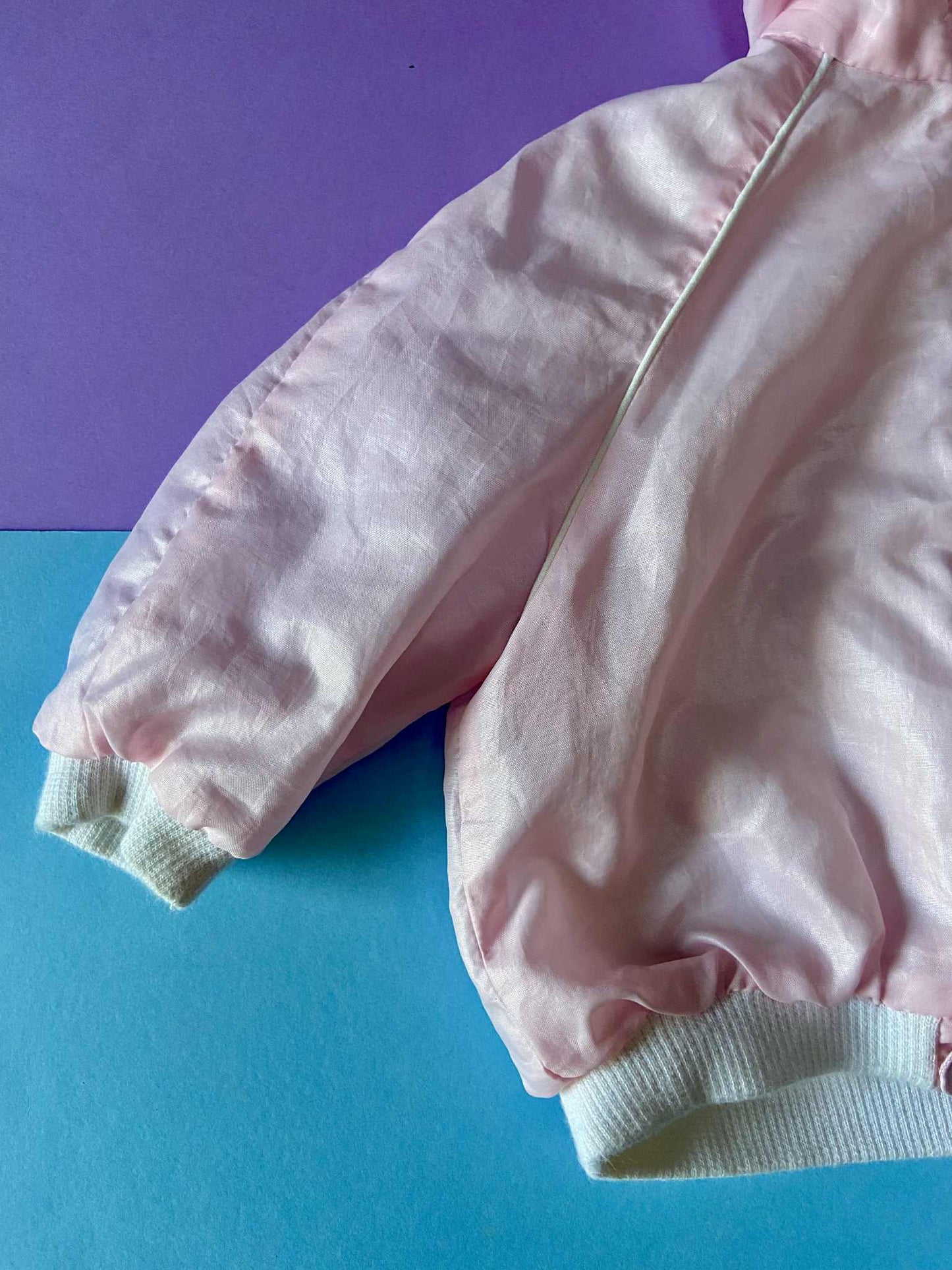 Manteau bébé vintage ROSE PASTEL