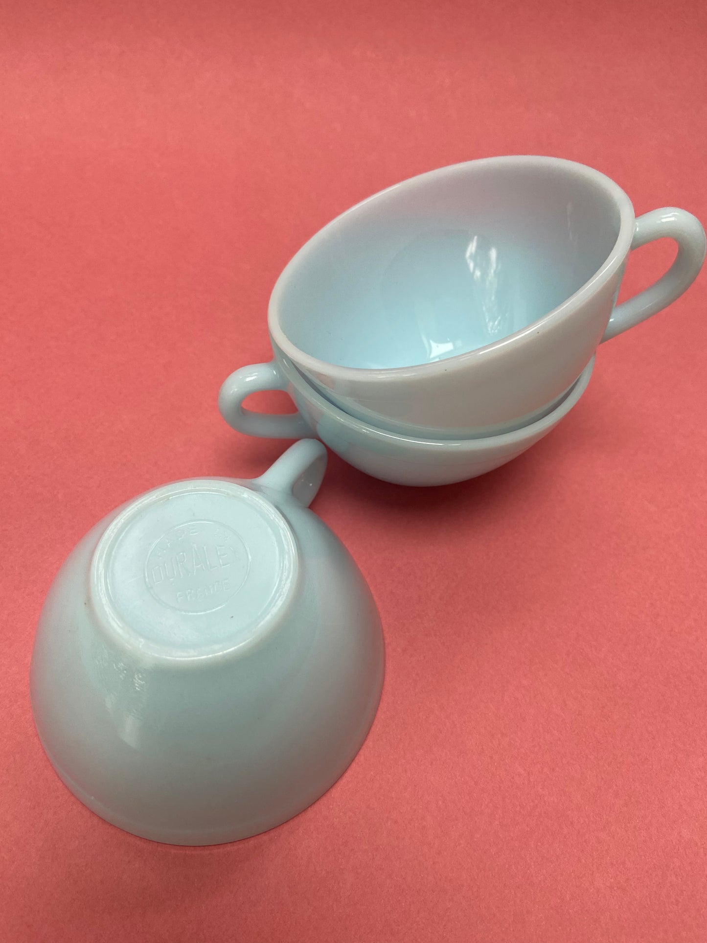 Tasse DURALEX verre opalin Bleu ciel