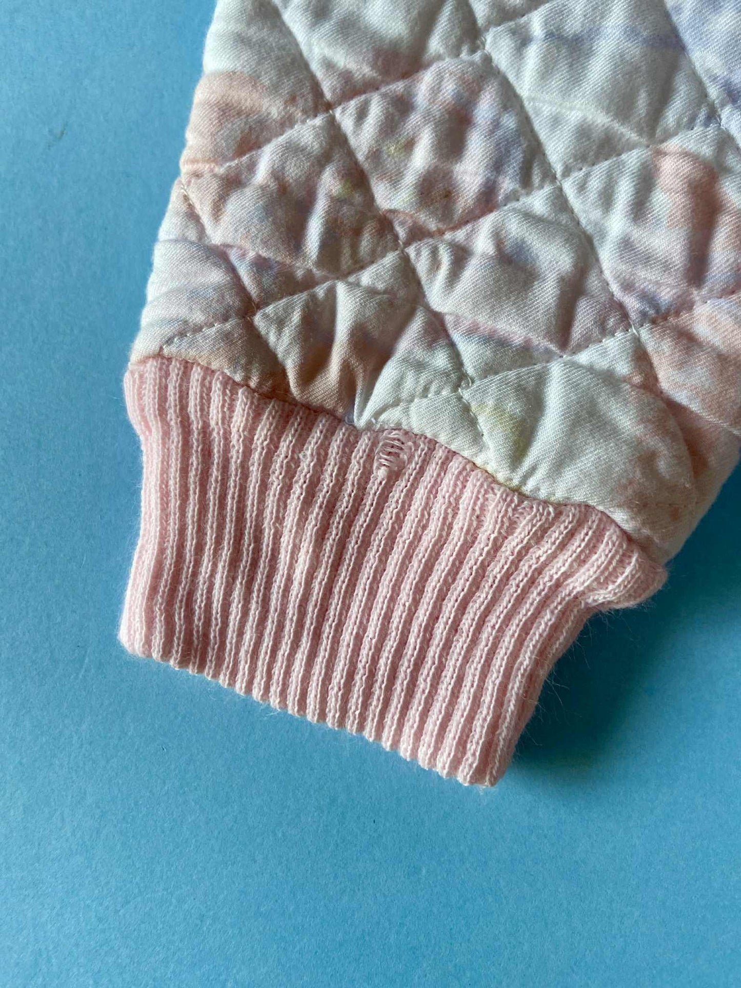 Salopette vintage gaufrée PASTEL