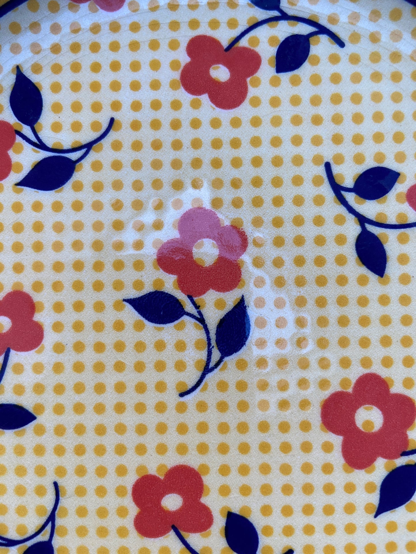 Petite Assiette plate design Palluy FLOWERS