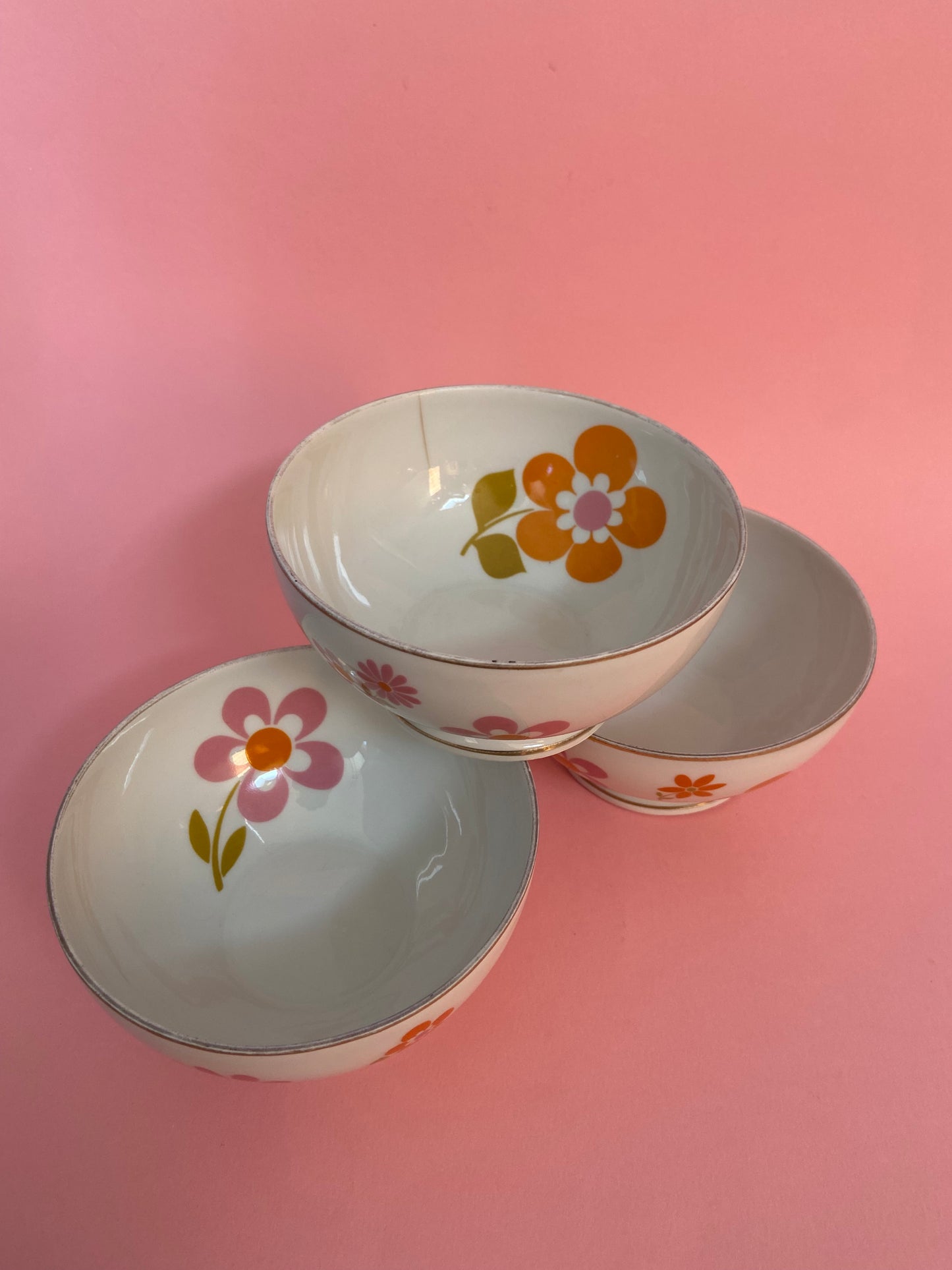 Ensemble de bols porcelaine FLOWERS 70