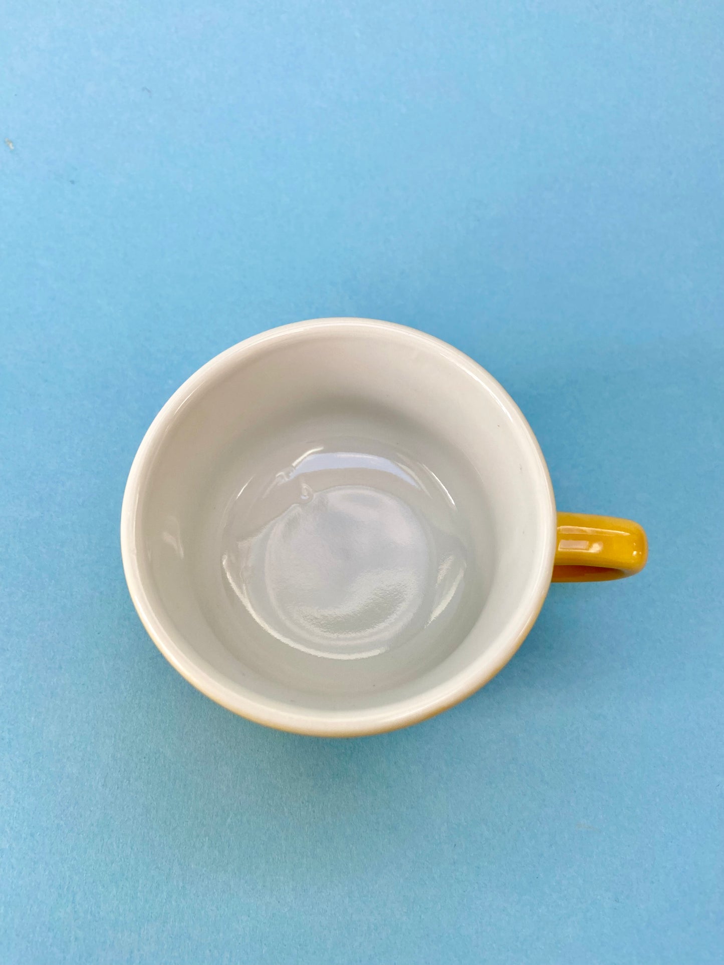 Tasse à café céramique JAUNE SOLEIL