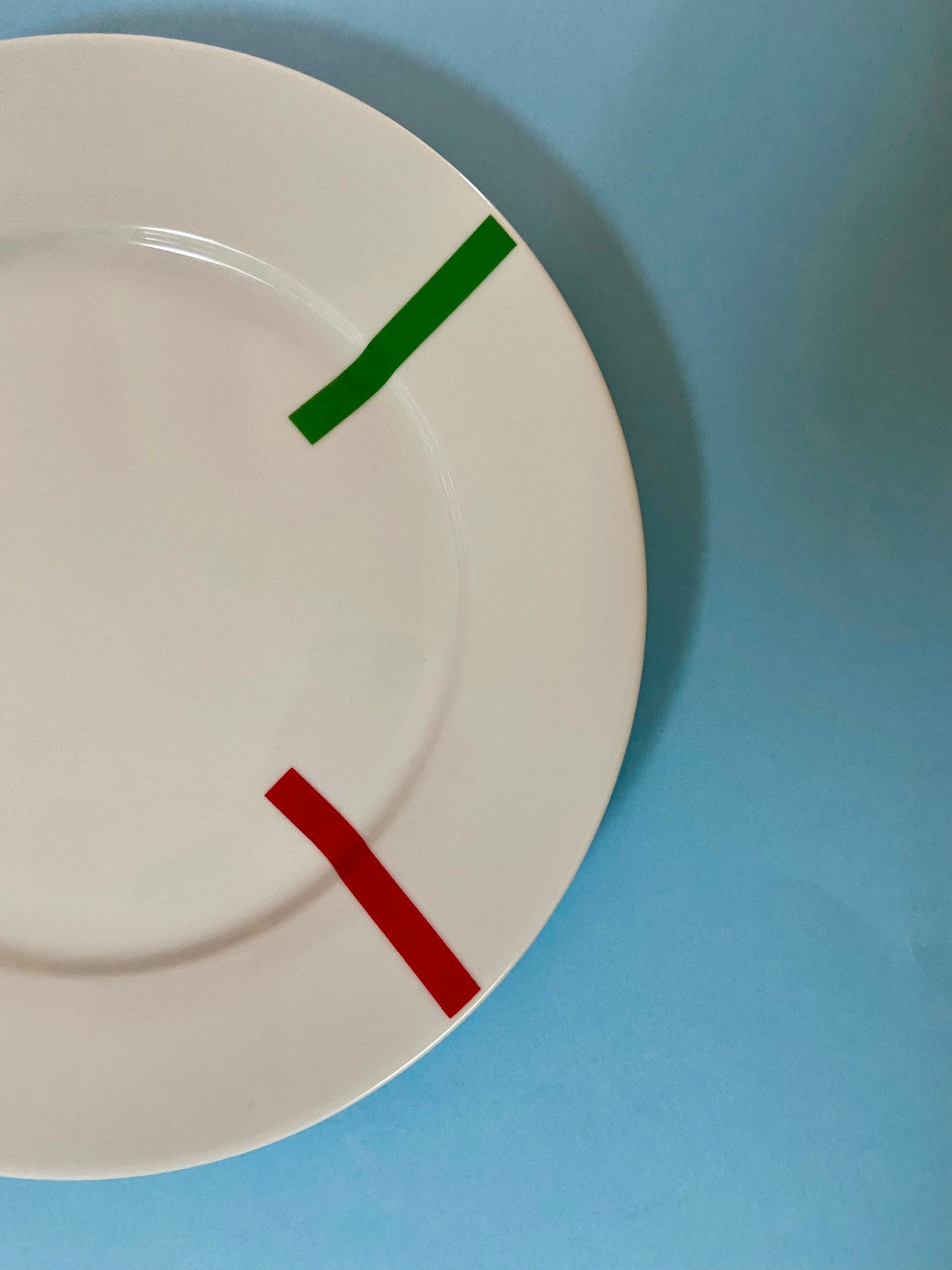 Grande assiette BENETTON couleurs primaires