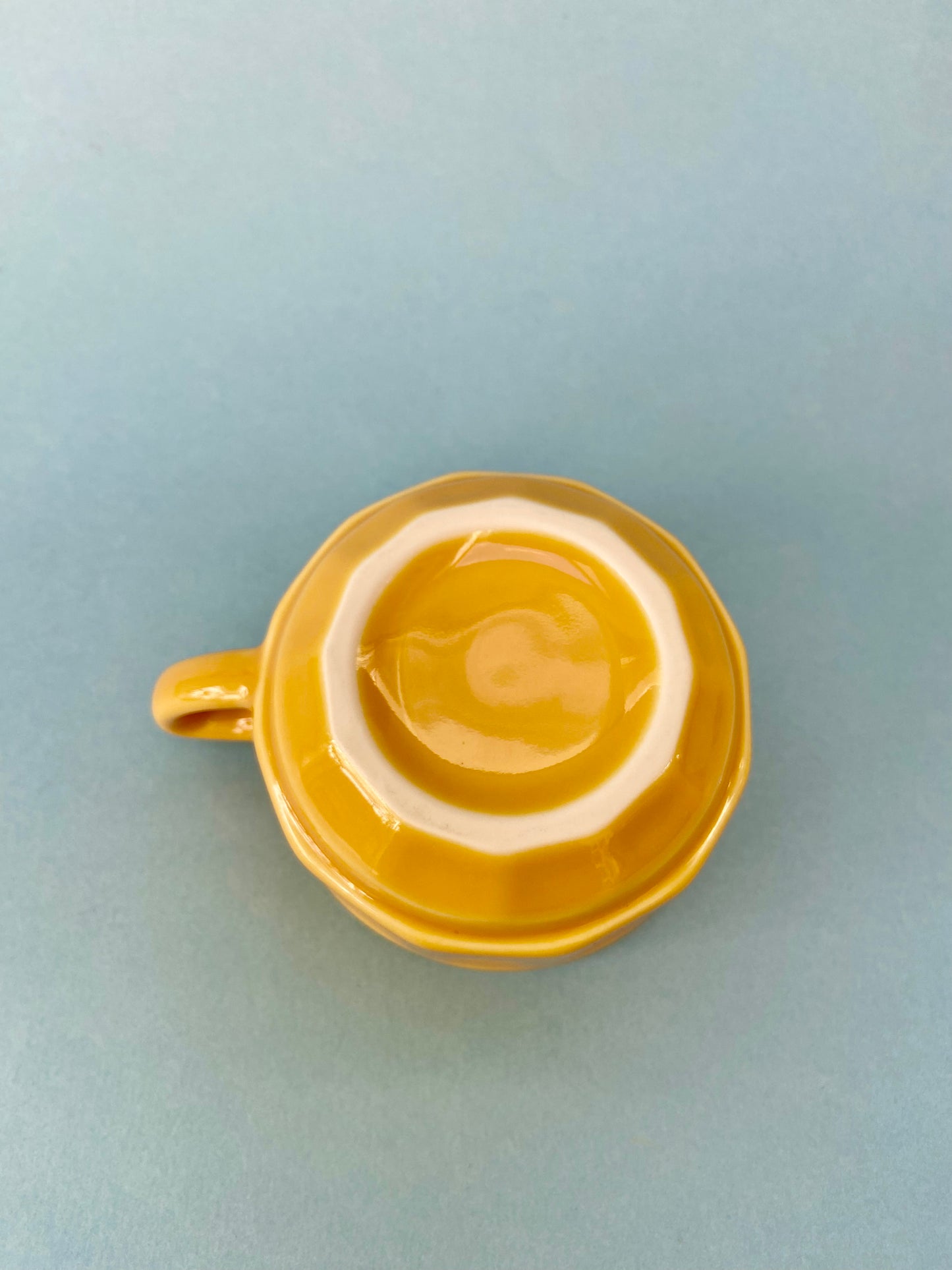 Tasse à café céramique JAUNE SOLEIL