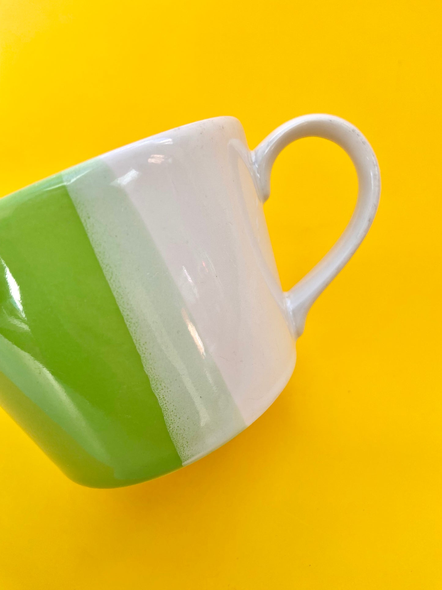 Grande tasse dégradé VERT POMME Just Mugs