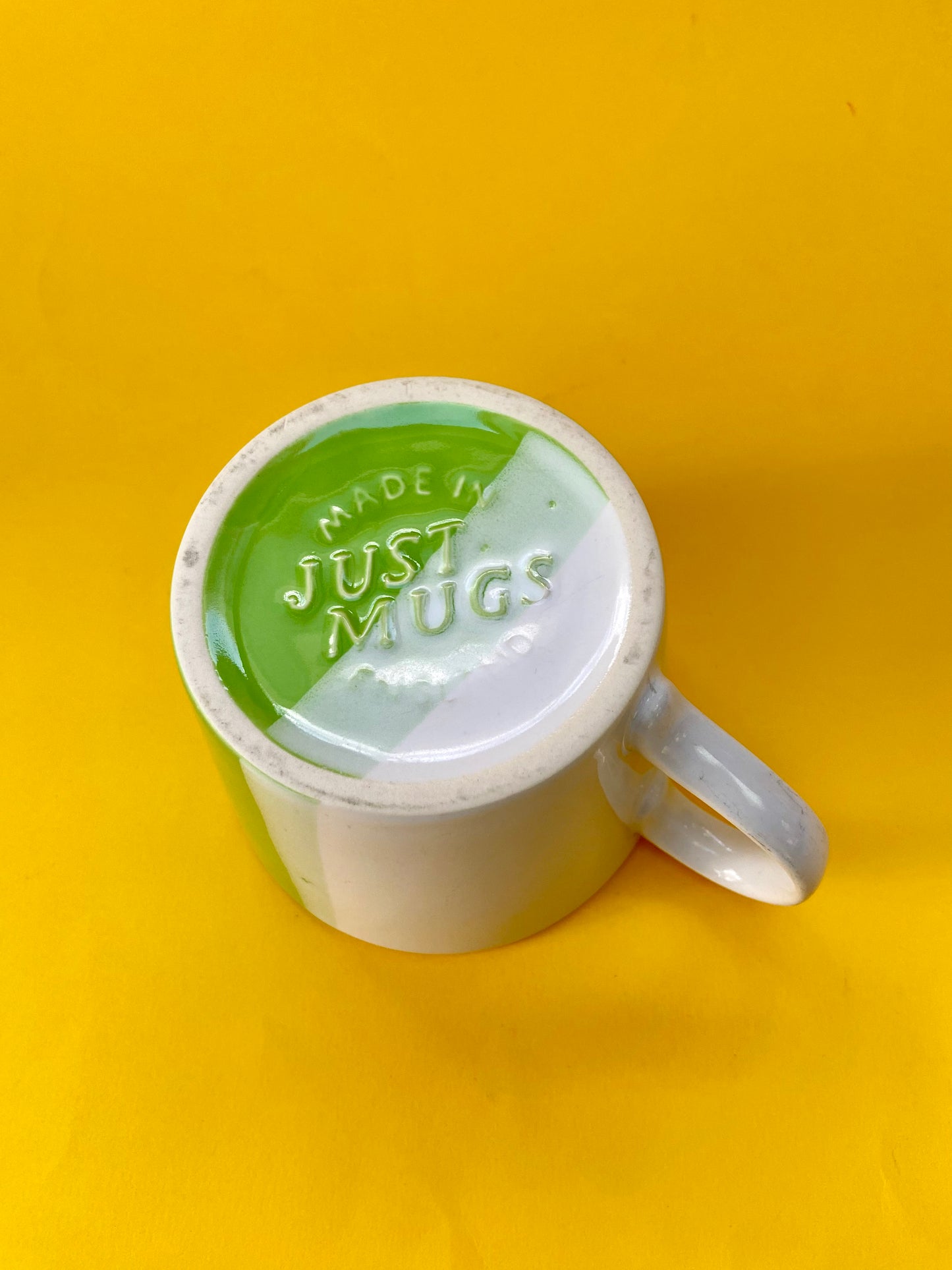 Grande tasse dégradé VERT POMME Just Mugs