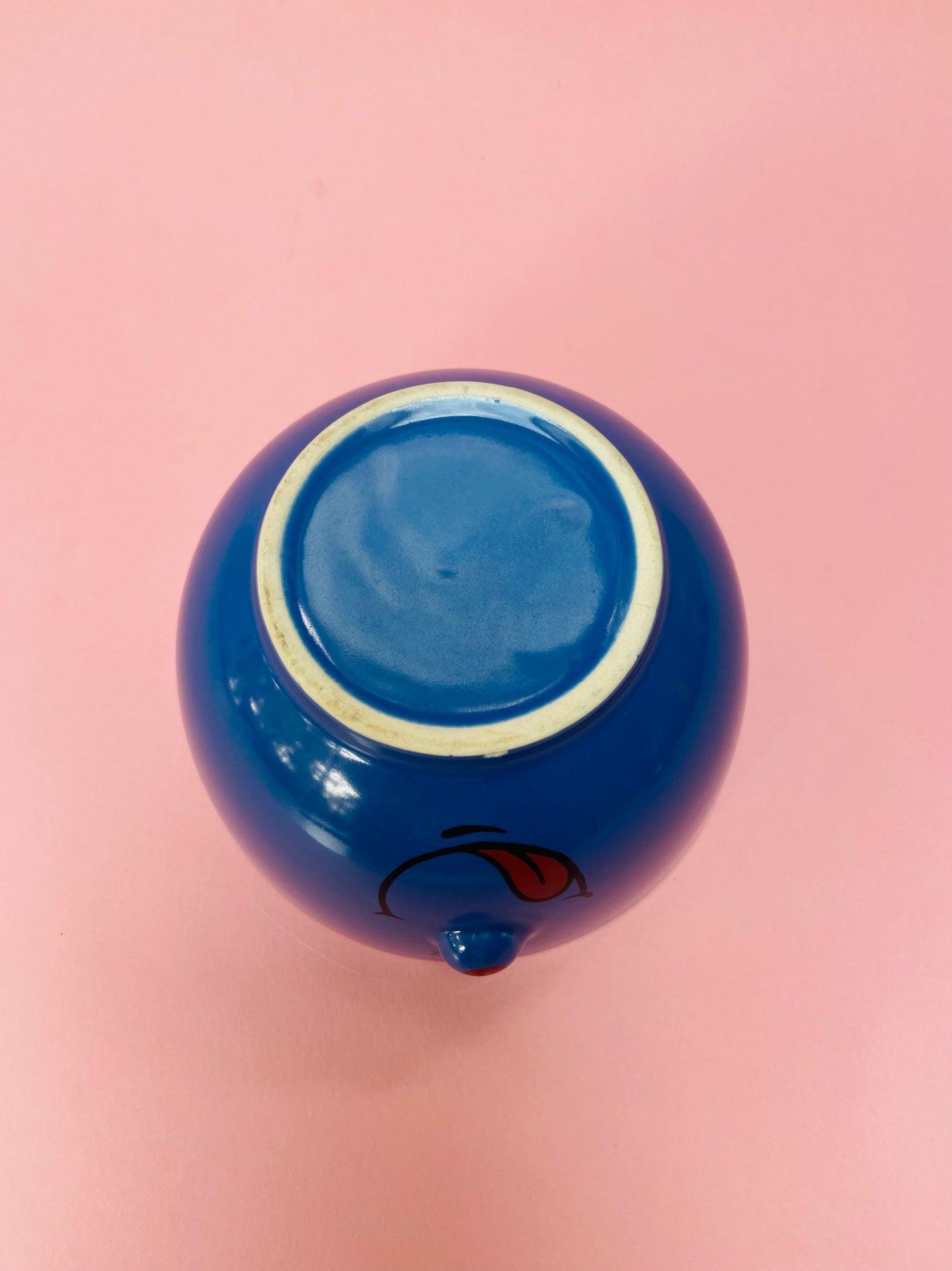 Bol Bi-Goût bleu/jaune « GOURMAND »