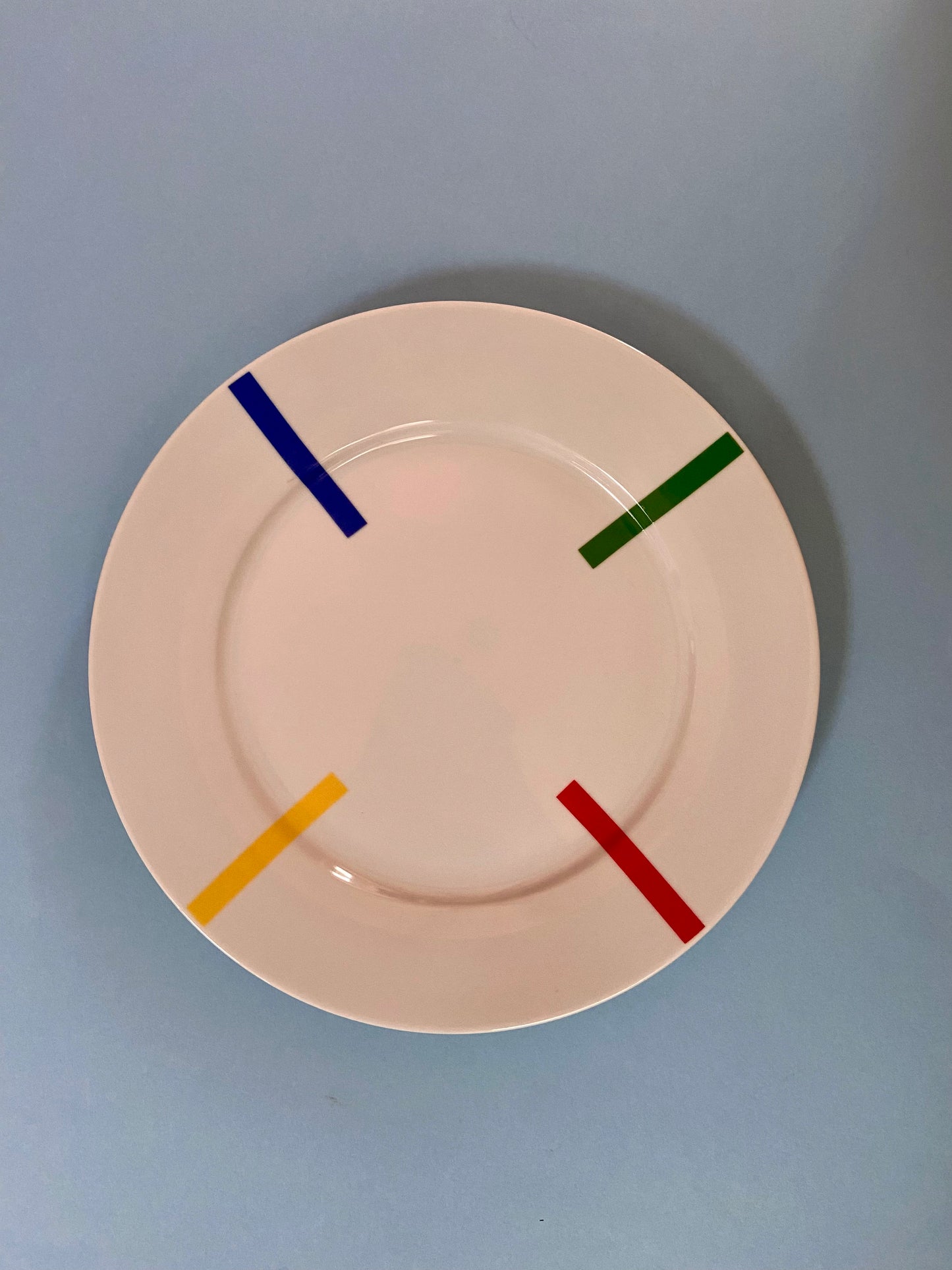 Grande assiette BENETTON couleurs primaires
