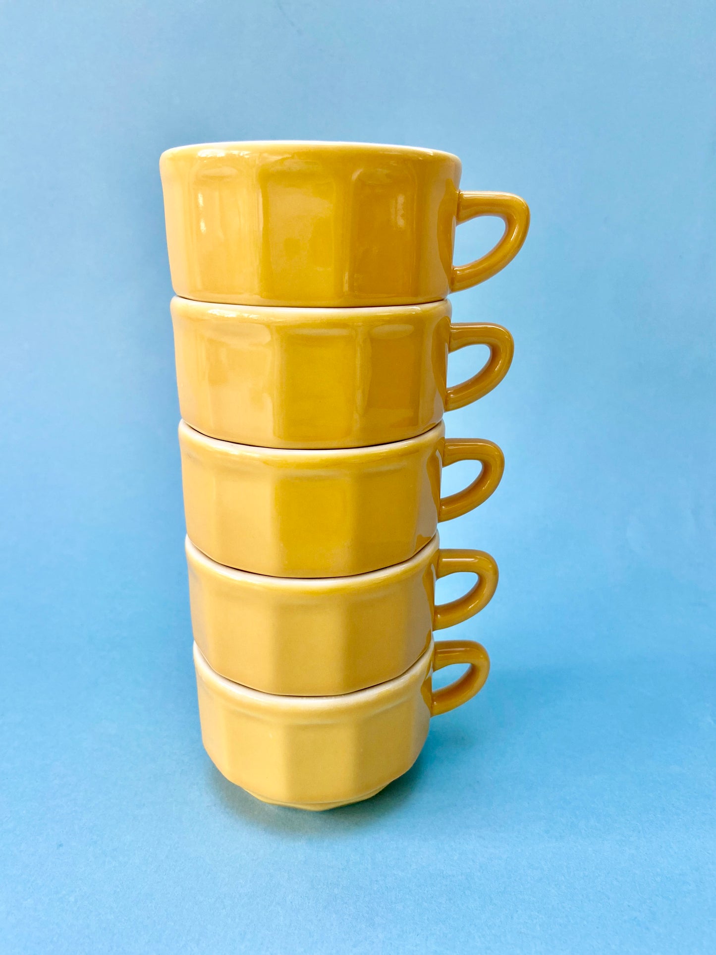 Tasse à café céramique JAUNE SOLEIL