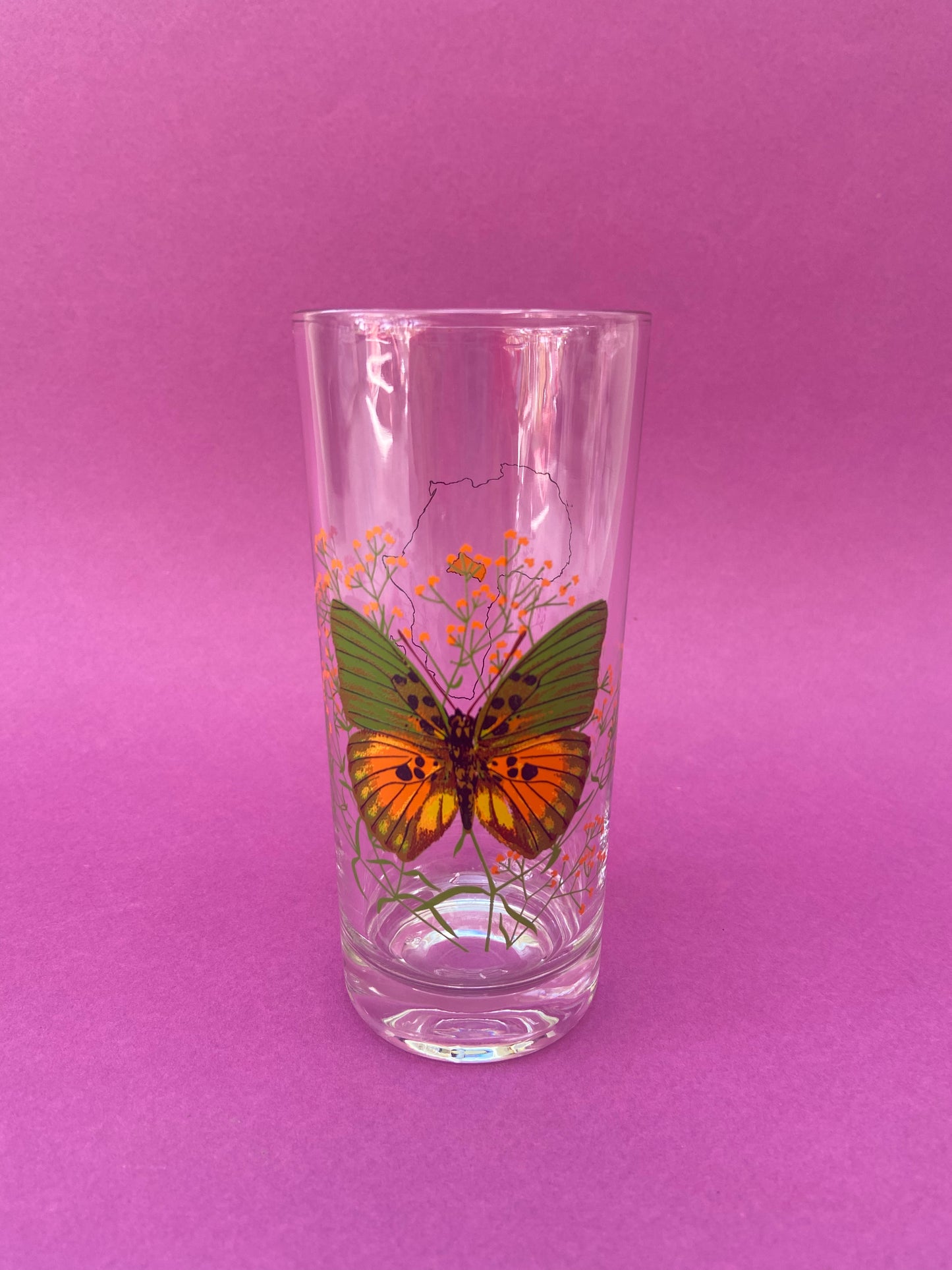 Ensemble de verres hauts PAPILLONS