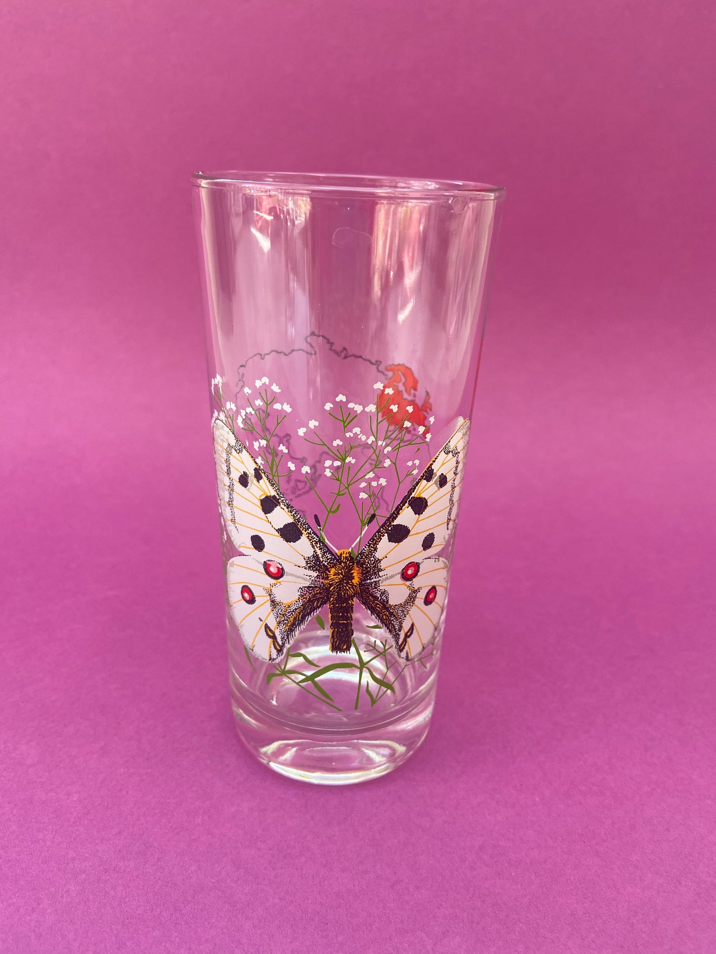 Ensemble de verres hauts PAPILLONS