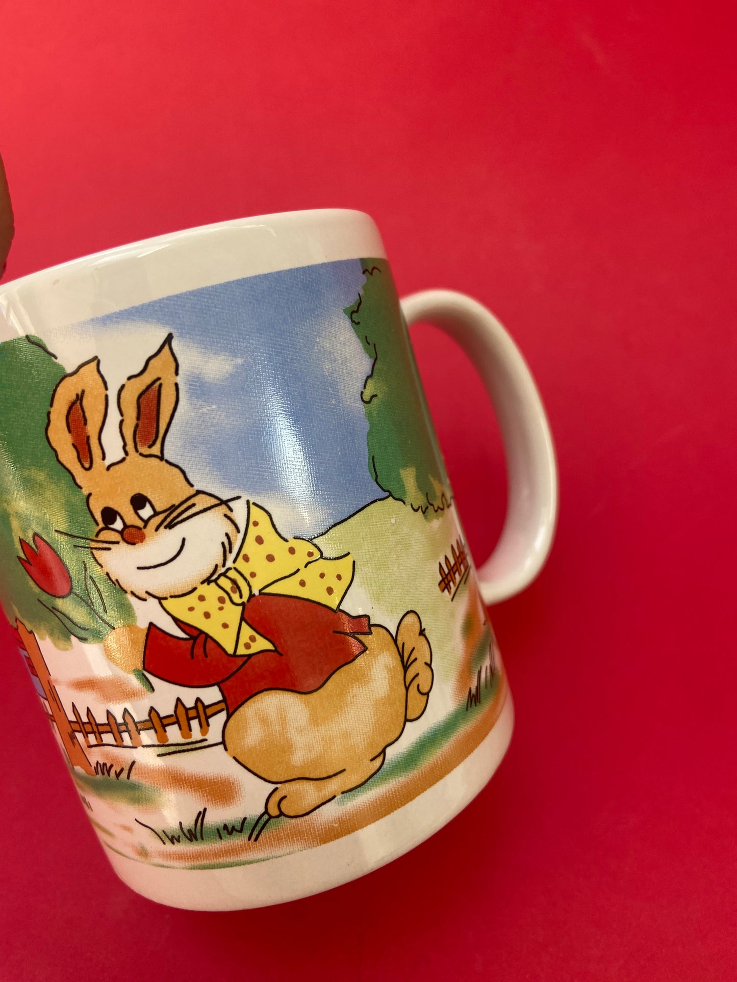 Mug kids LAPINS FLEURS