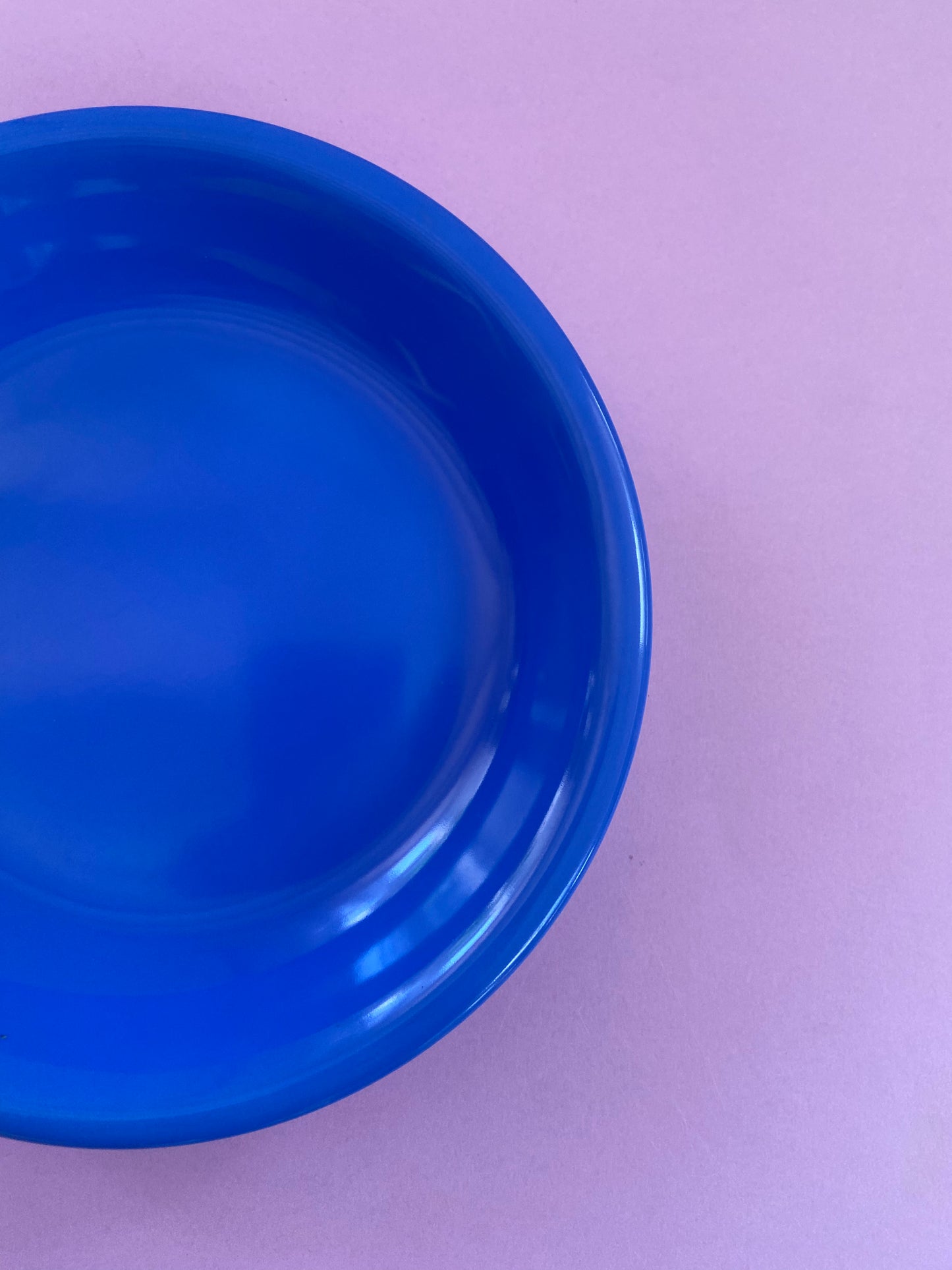 Assiette unie BLEU made in Germany