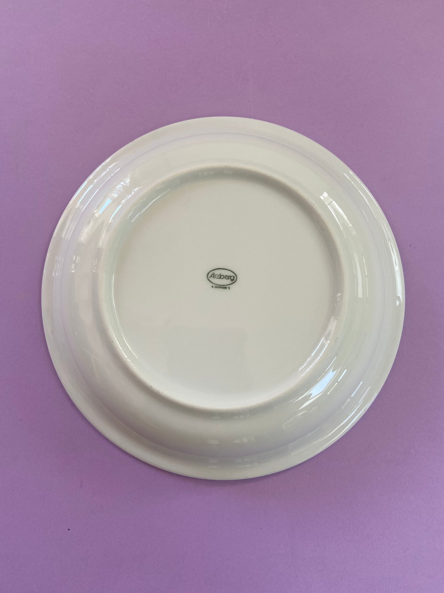 Assiette unie BLEU made in Germany