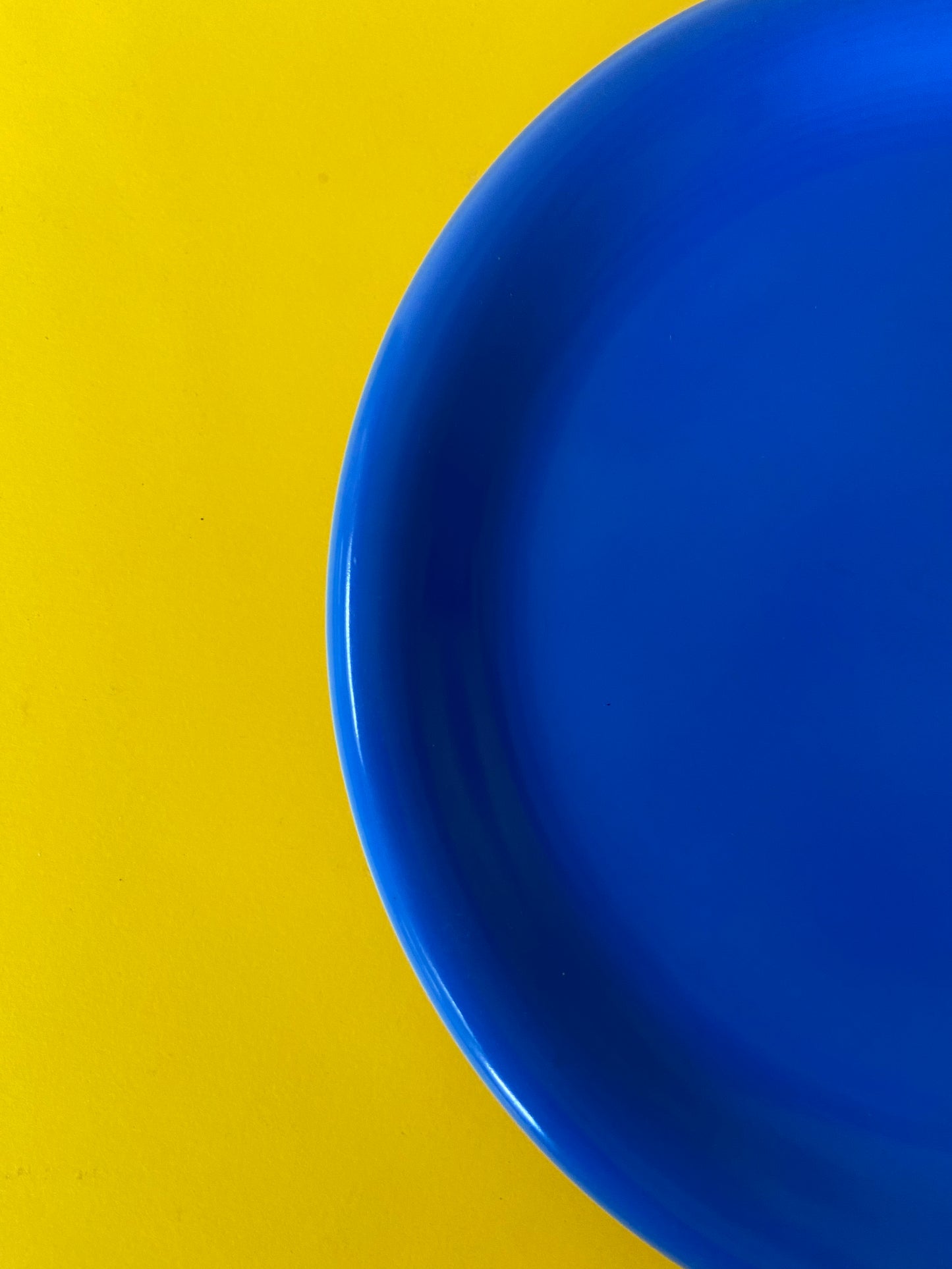 Assiette à dessert unie BLEU made in Germany