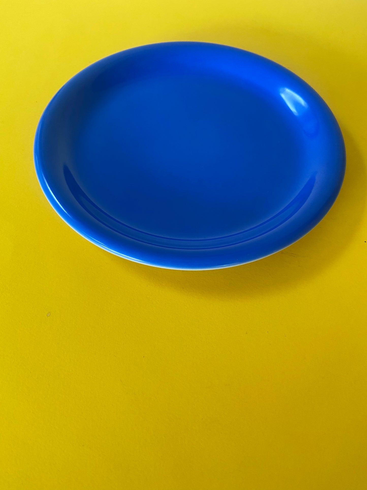 Assiette à dessert unie BLEU made in Germany