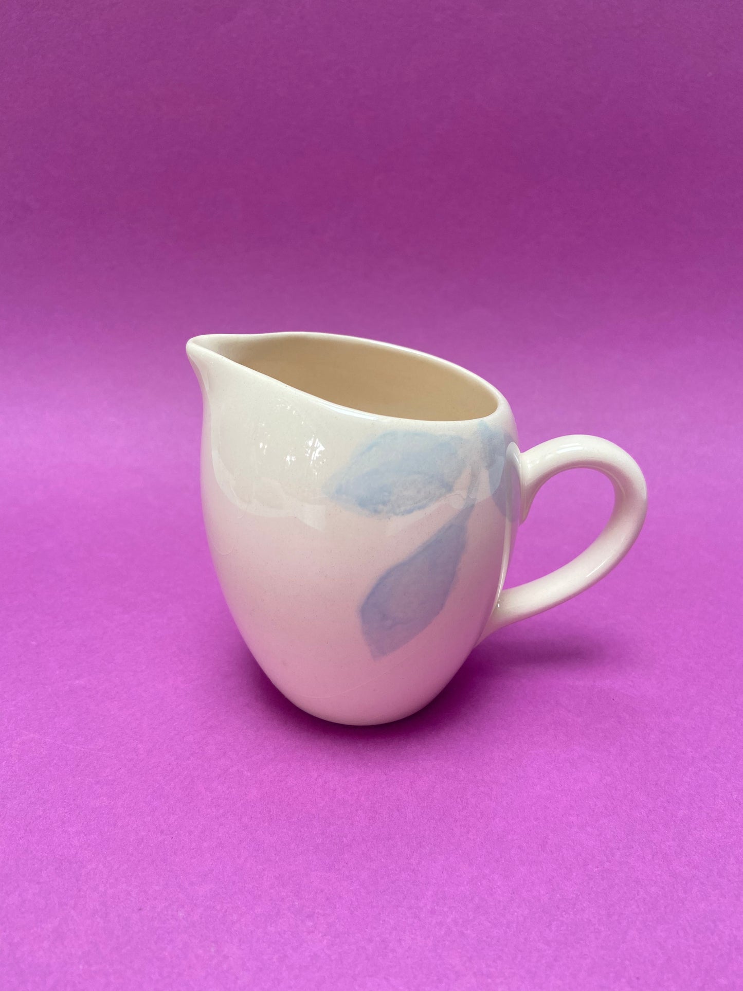 Pot à lait céramique pastel bleu et sucrier