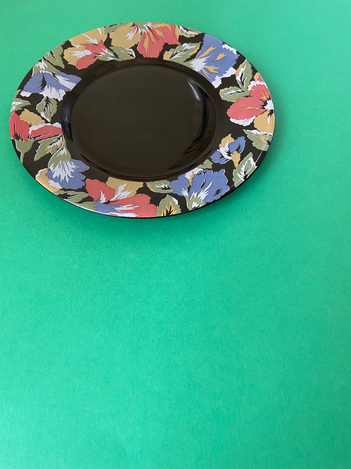 Assiette à dessert ARCOROC motif floral