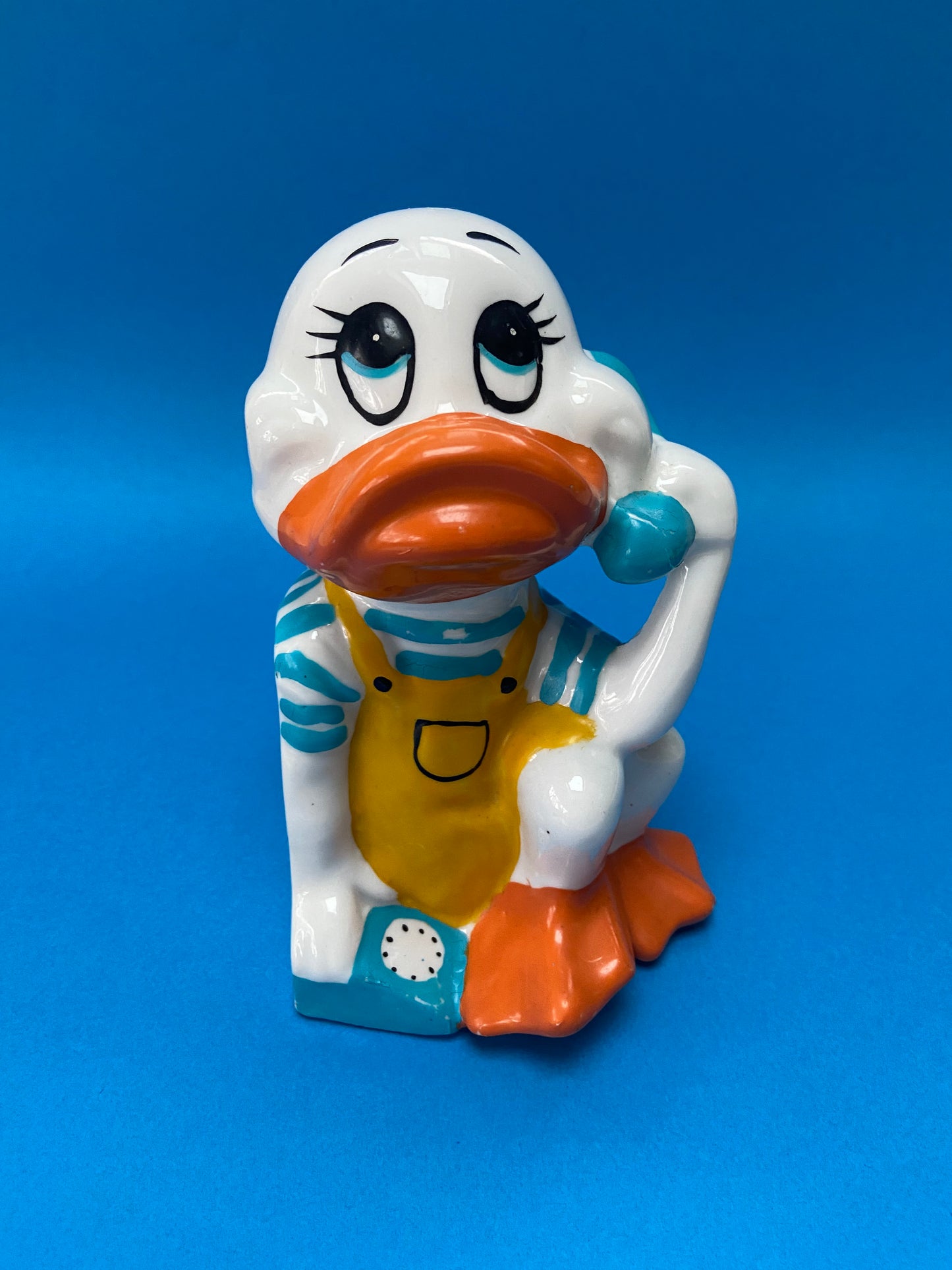 DUCK ceramic bookend duo