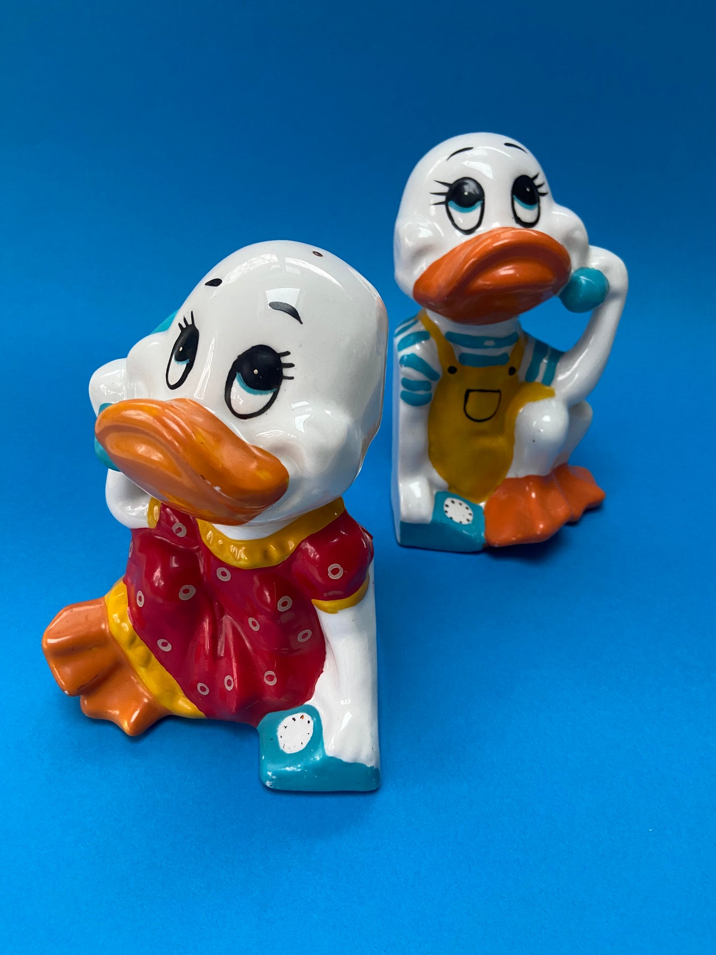 DUCK ceramic bookend duo