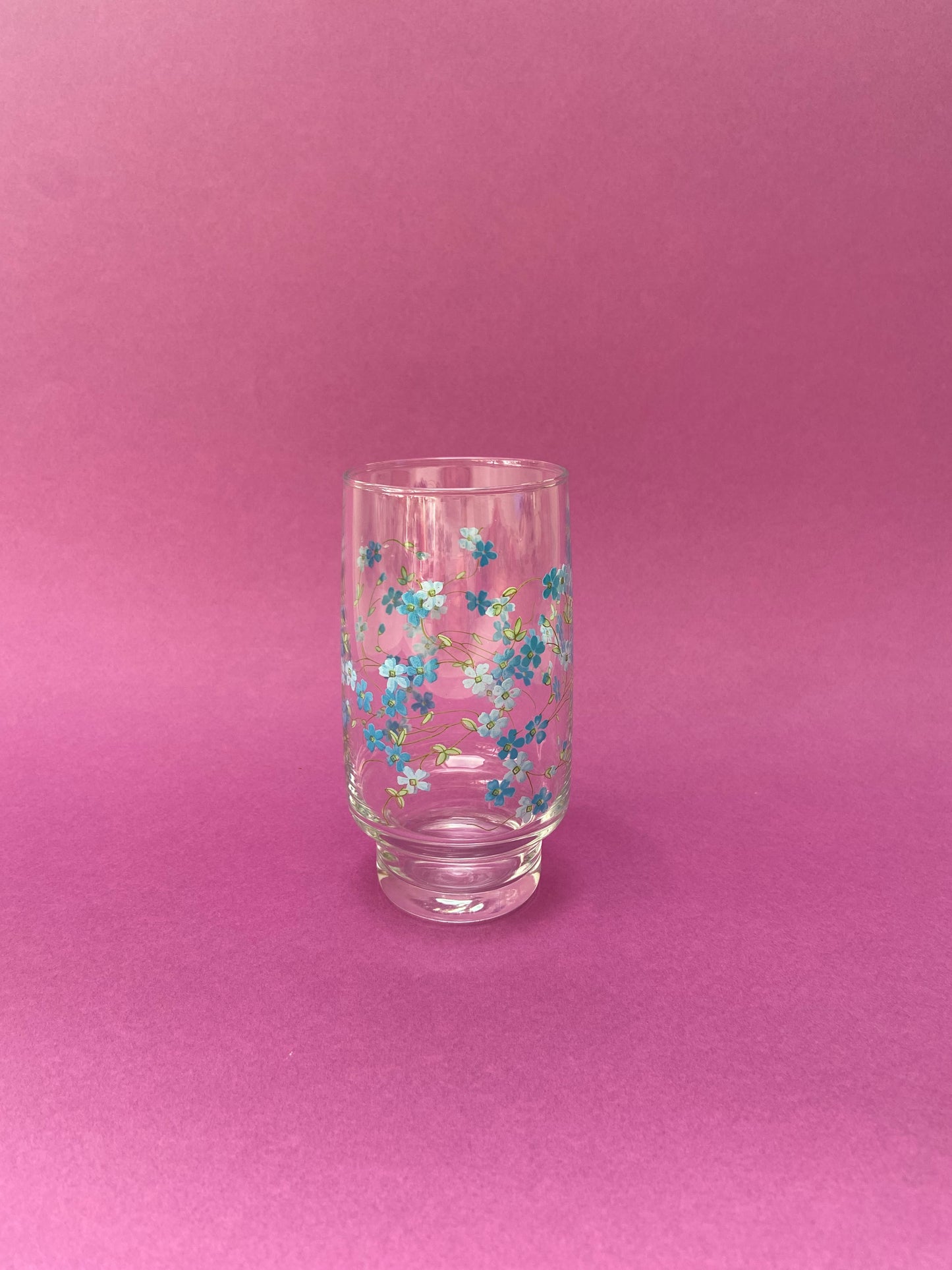 Verre haut transparent « MYOSOTIS »