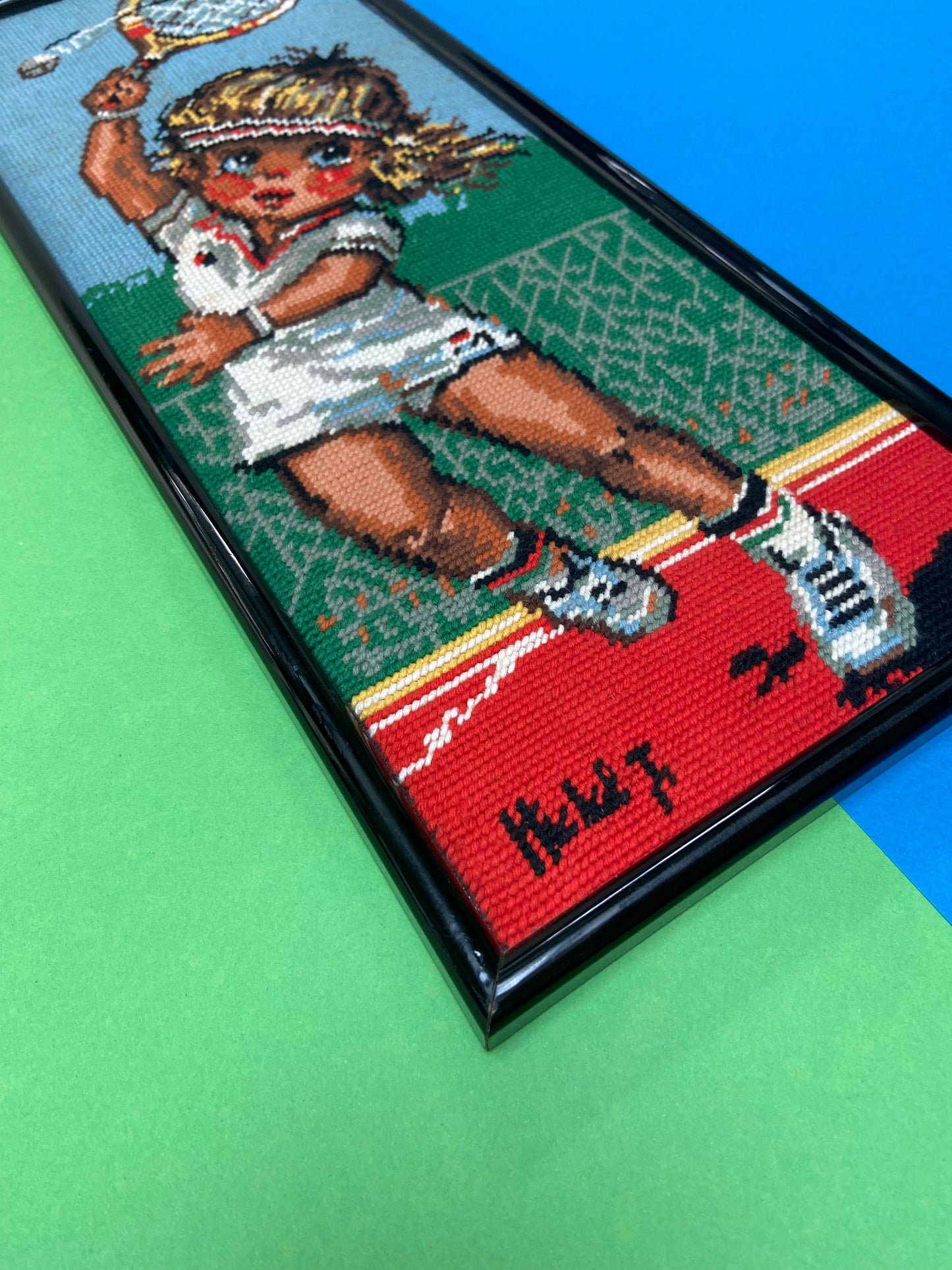 Vintage Tennis Girl Canvas