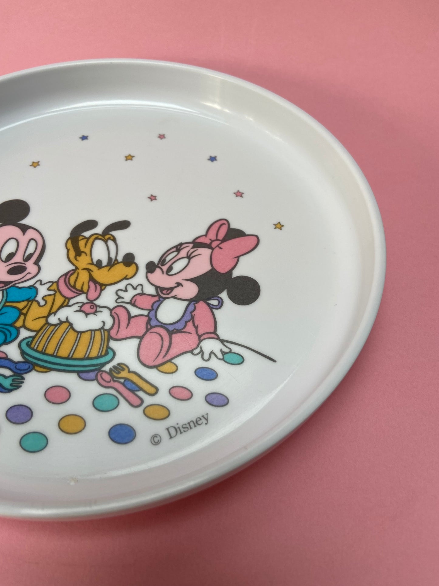 Assiette Minnie Mickey et Pluto babies