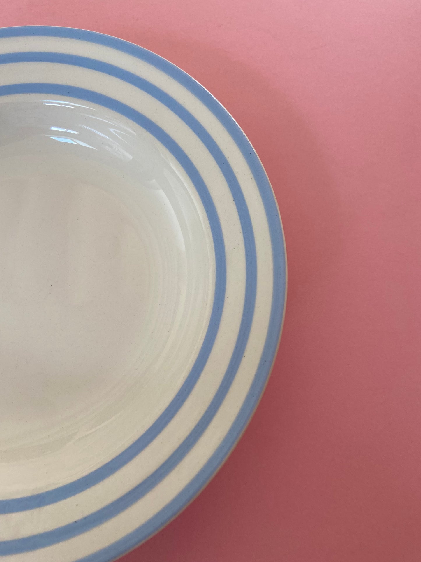 SKY BLUE lines deep plate