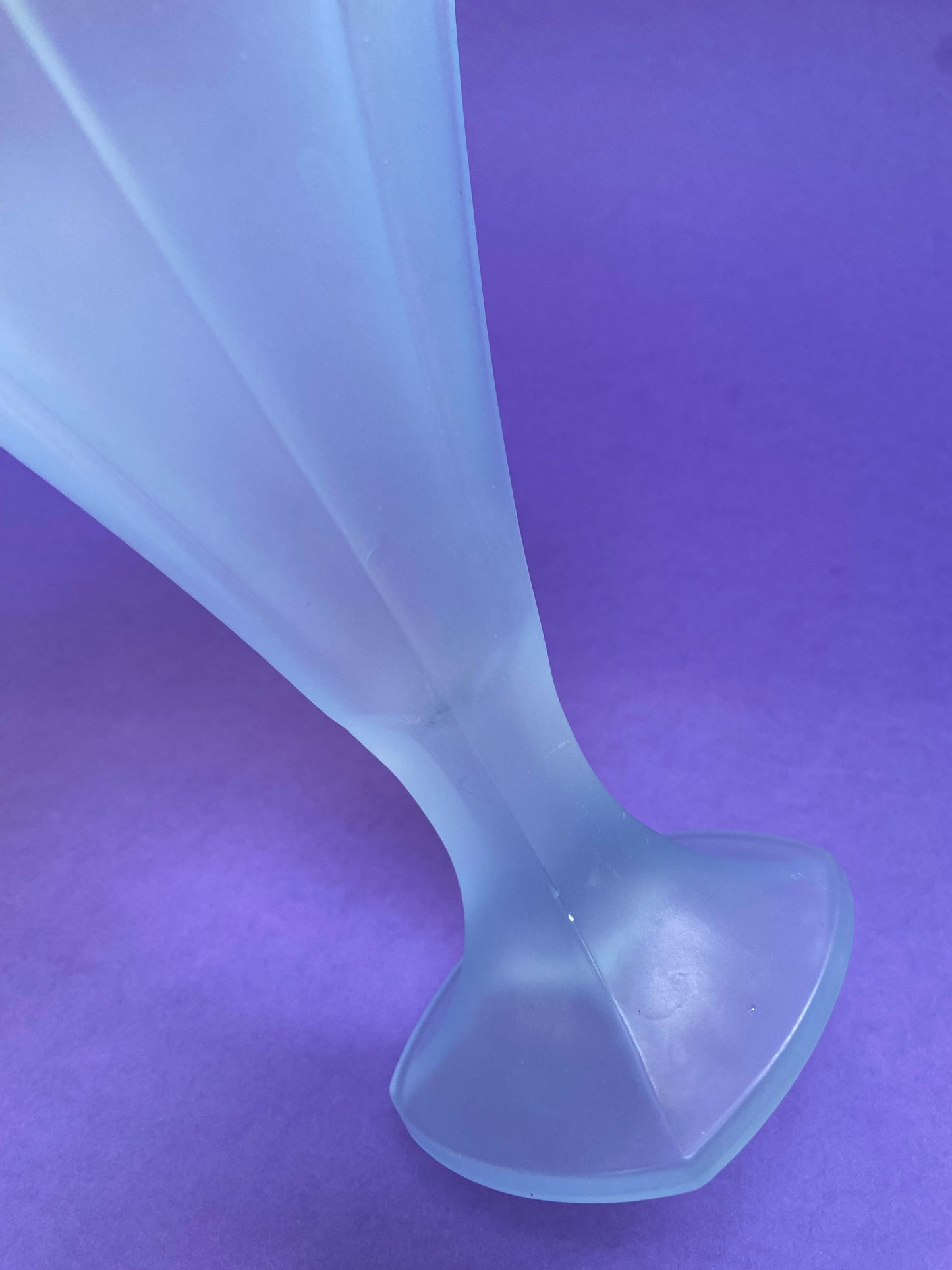 SKY BLUE frosted effect ice cream cup