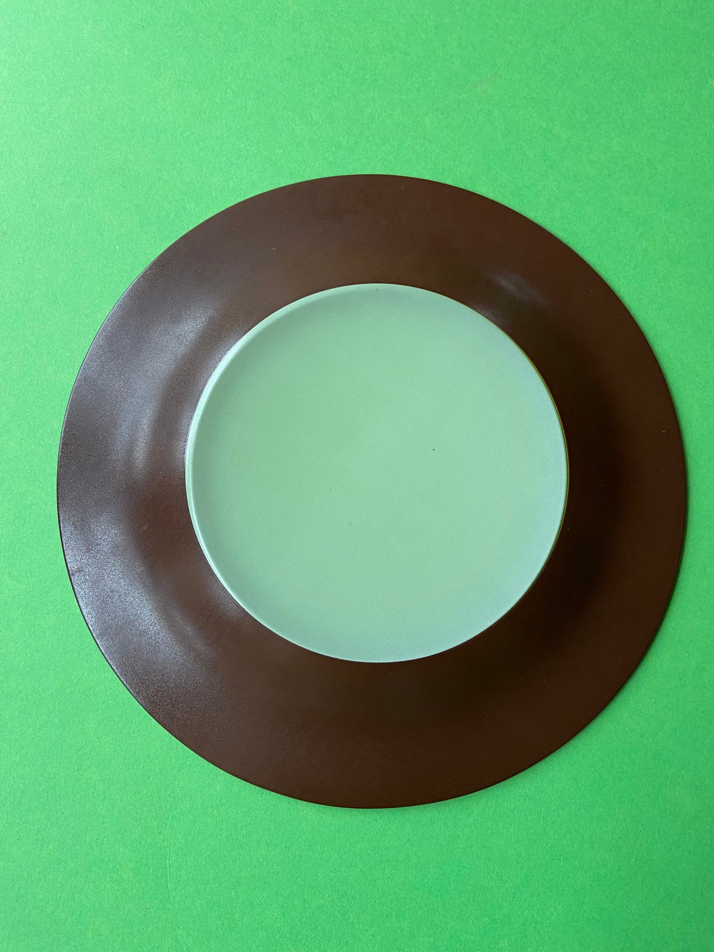 Assiette à dessert bi-goût CHOCOLAT/PISTACHE