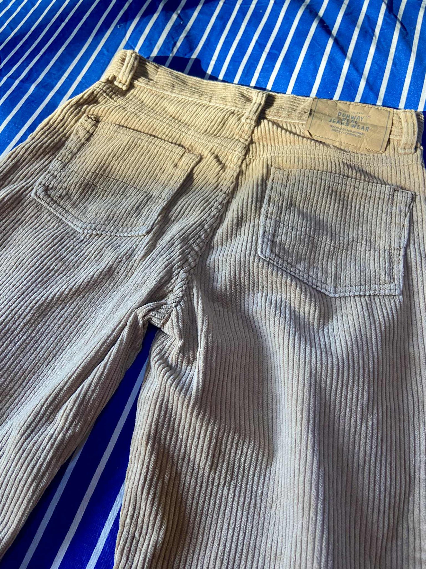 Pantalon vintage velours côtelé BEIGE