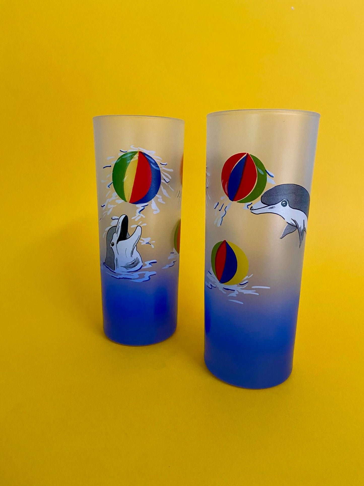 Verre à jus haut FLIPPER le dauphin