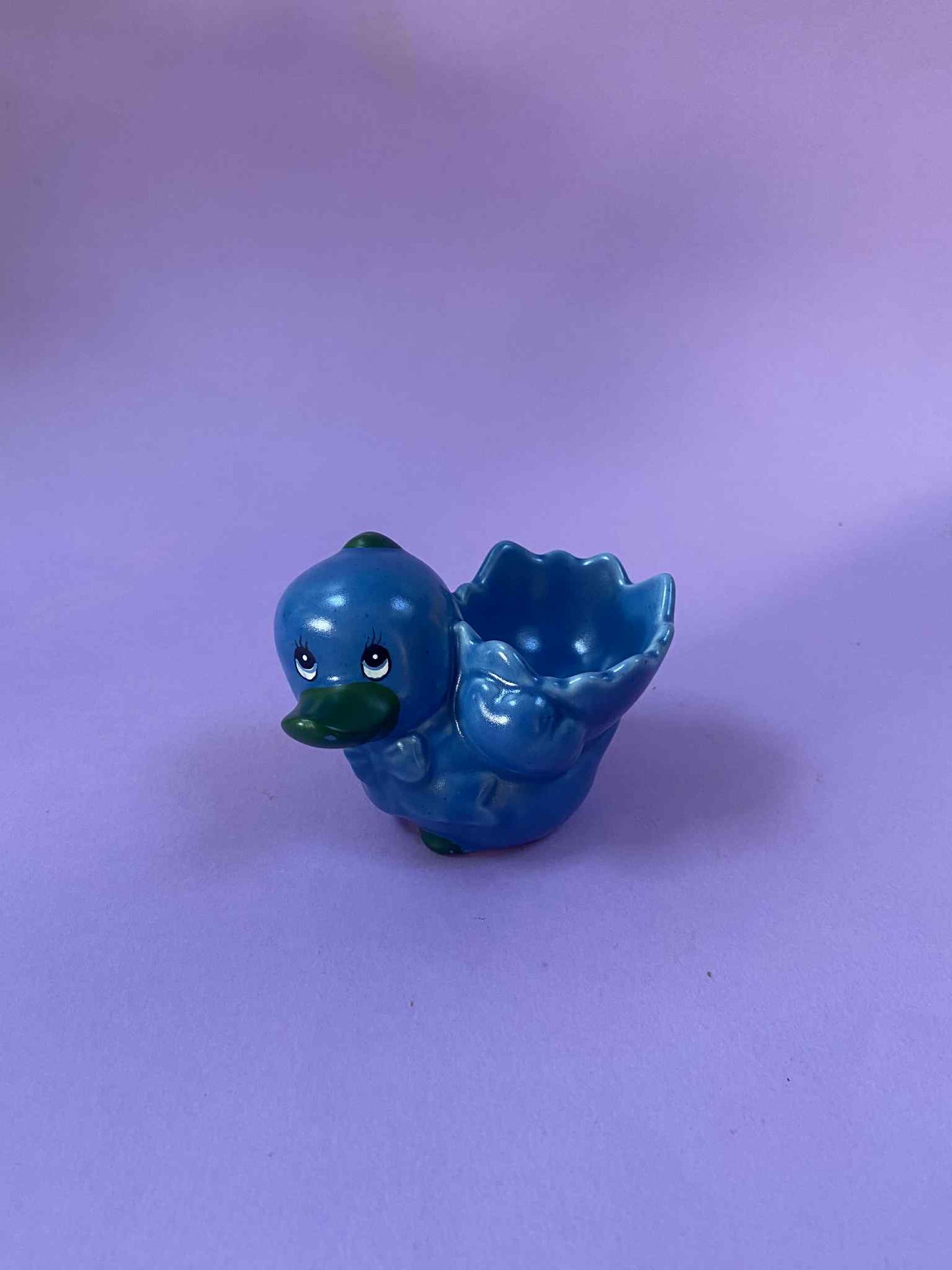 Coquetier céramique POUSSIN BLEU