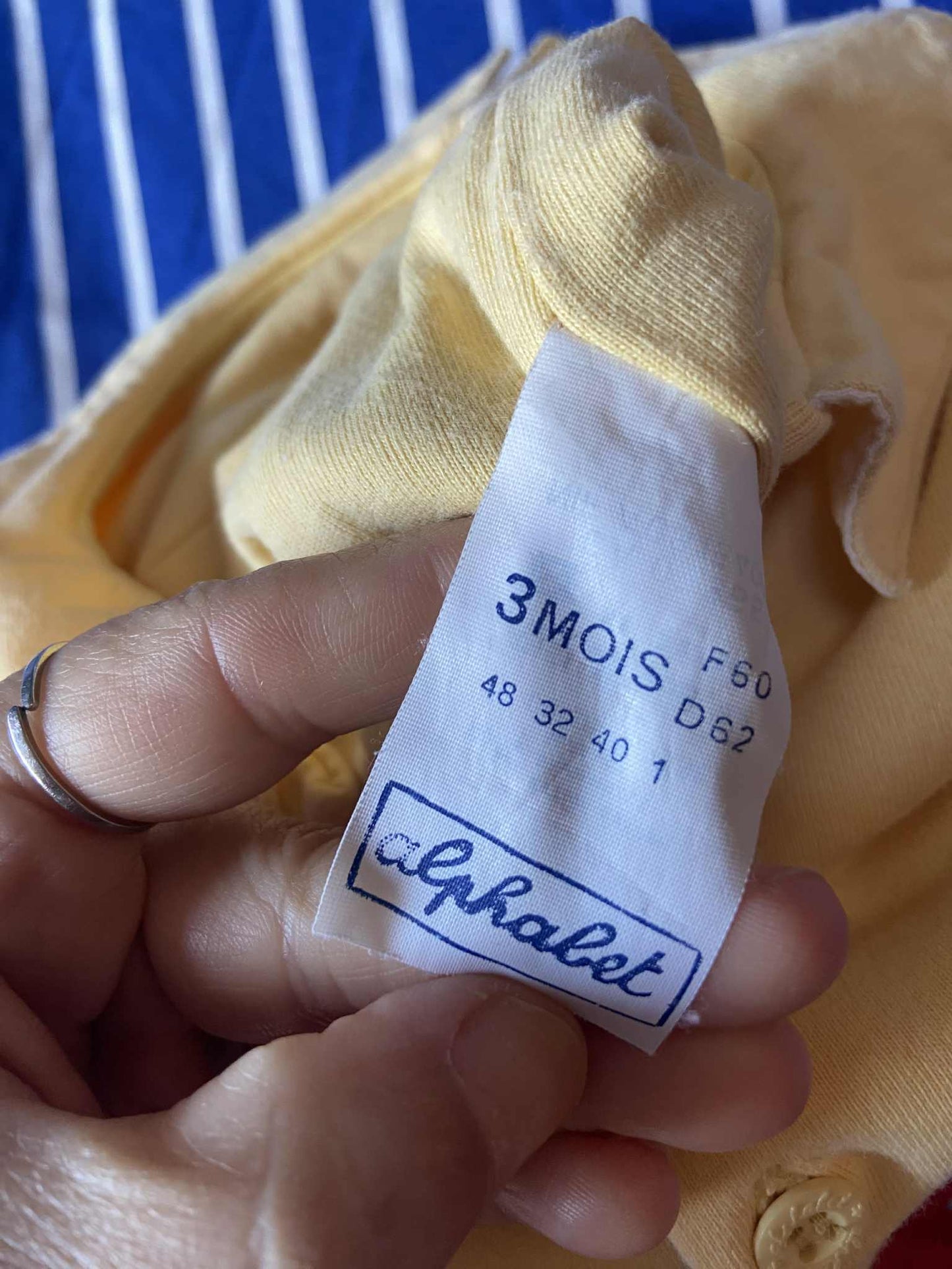 Combi vintage bébé HERISSONS