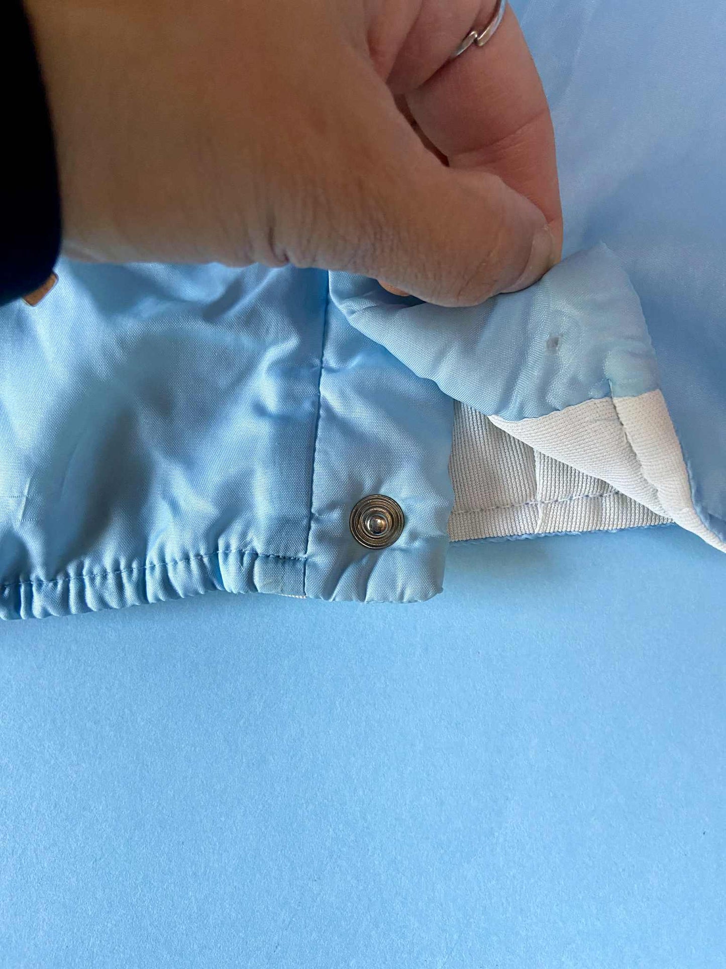 Gilet sans manches vintage BLEU CIEL