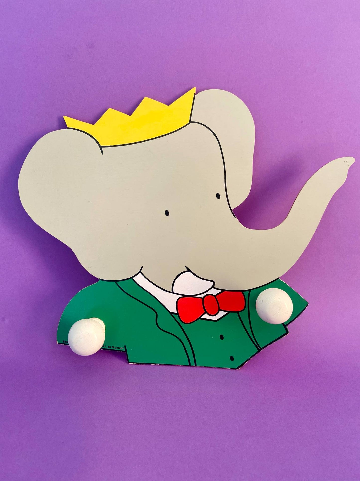 Patère vintage BABAR 1989