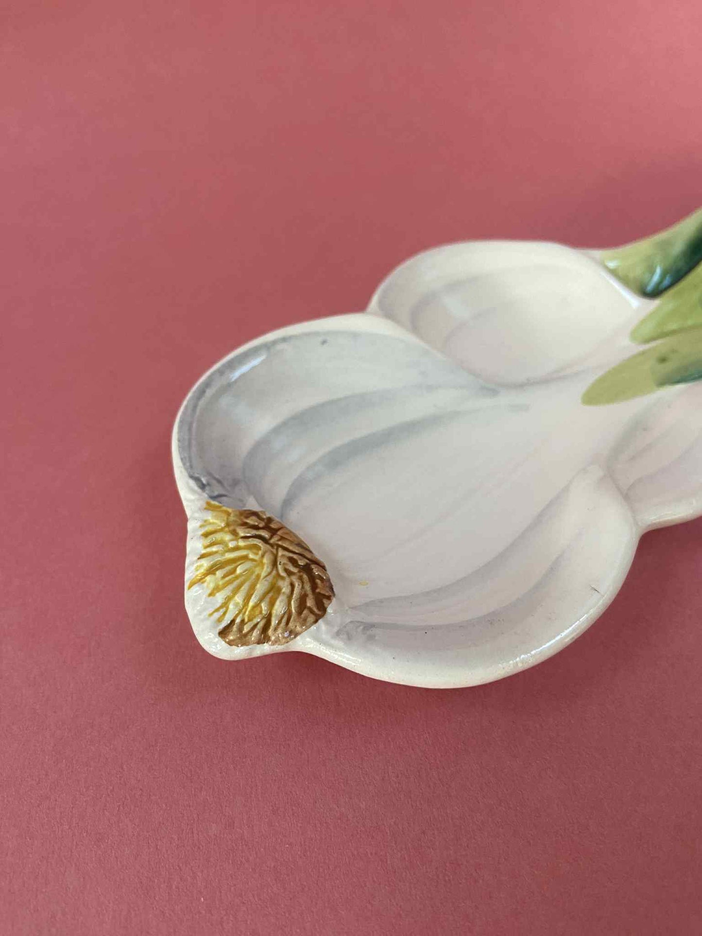 Repose cuillère céramique vintage Barbotine AIL