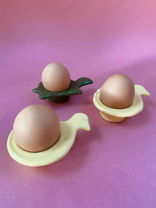 Lot 3 coquetiers céramique FOL EPI