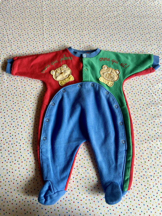 Pyjama COLORBLOCK Ourson