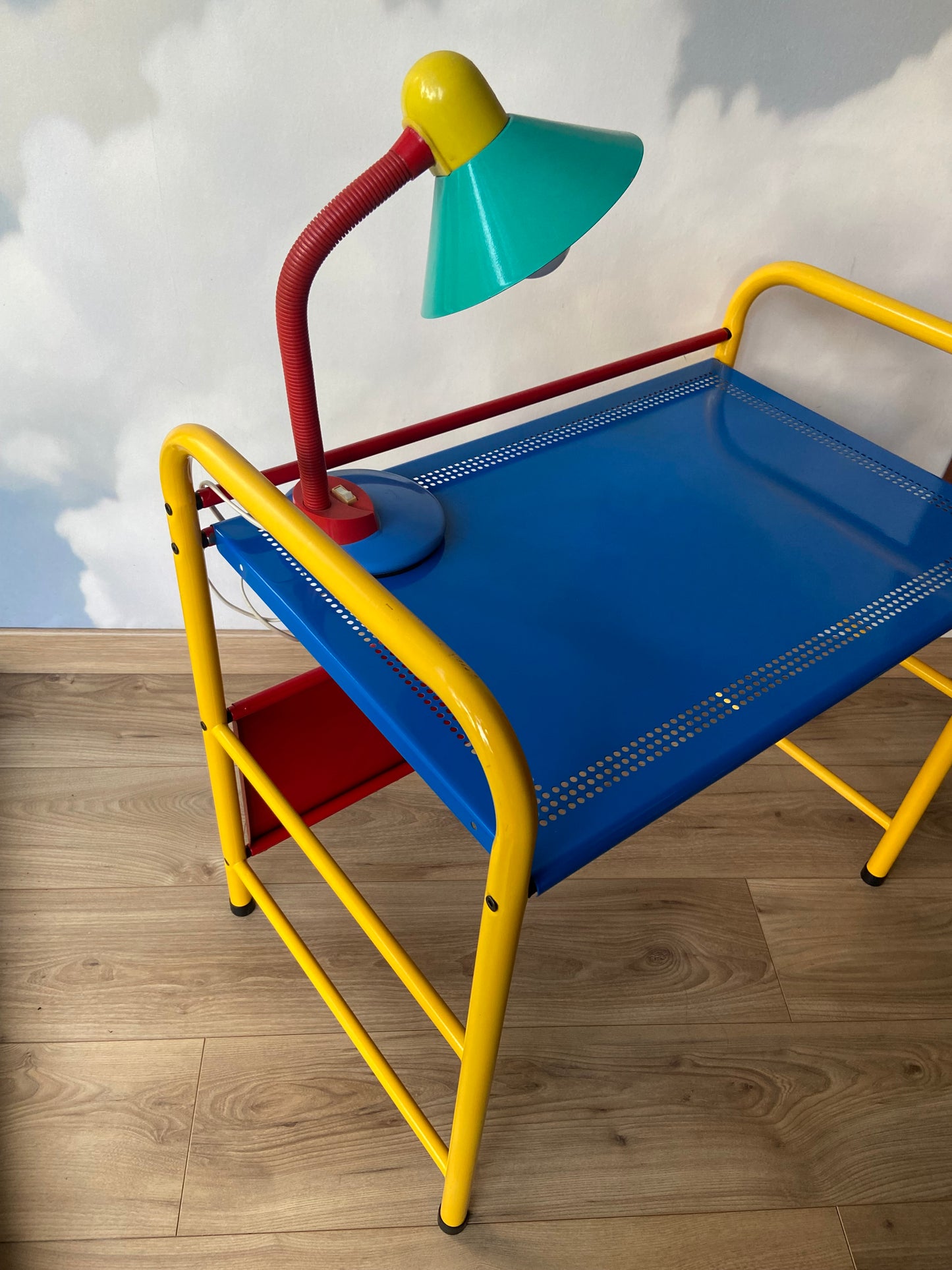 Bureau vintage COLORBLOCK années 80
