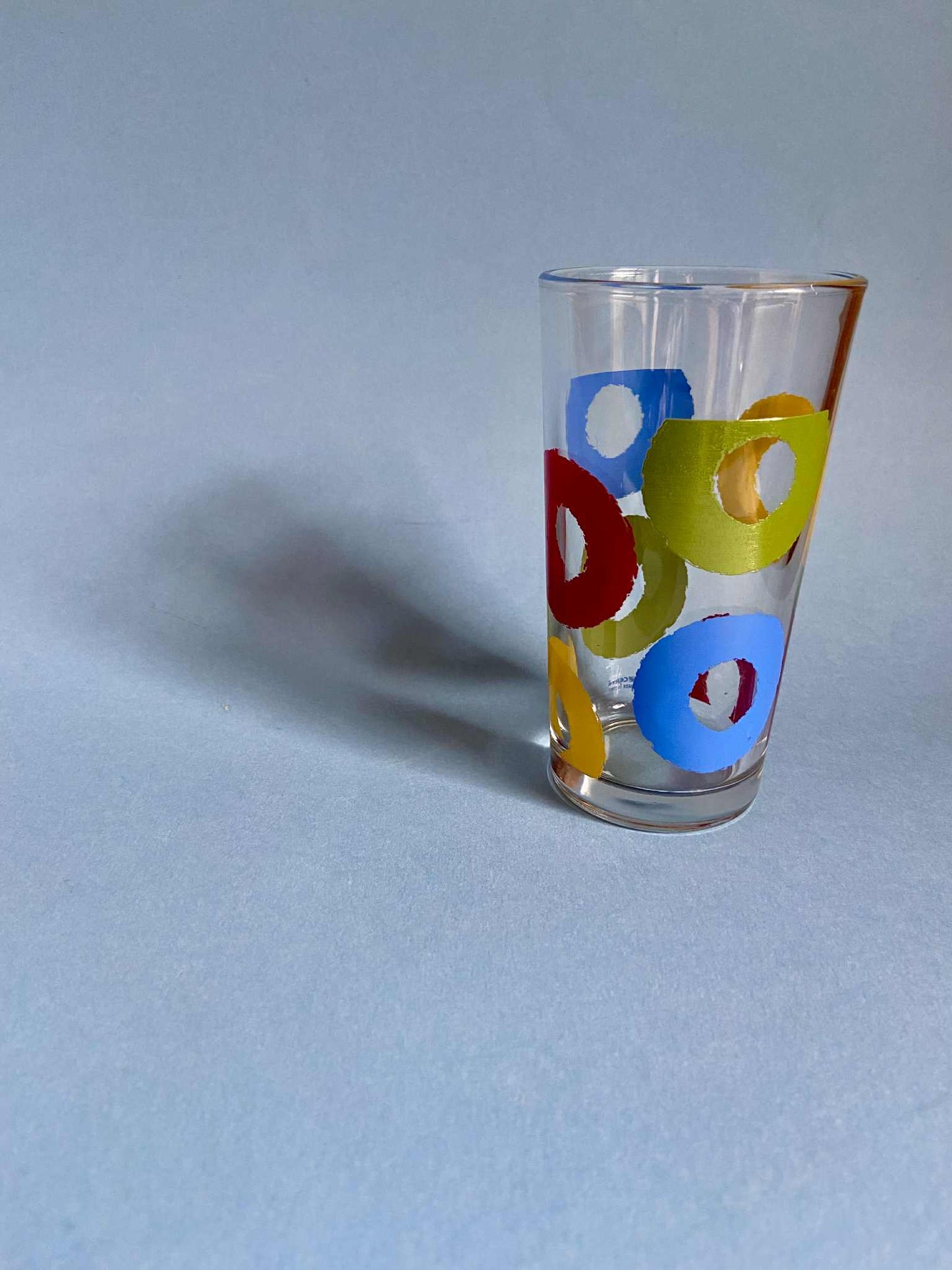 Verre à jus ANNEAUX couleurs primaires
